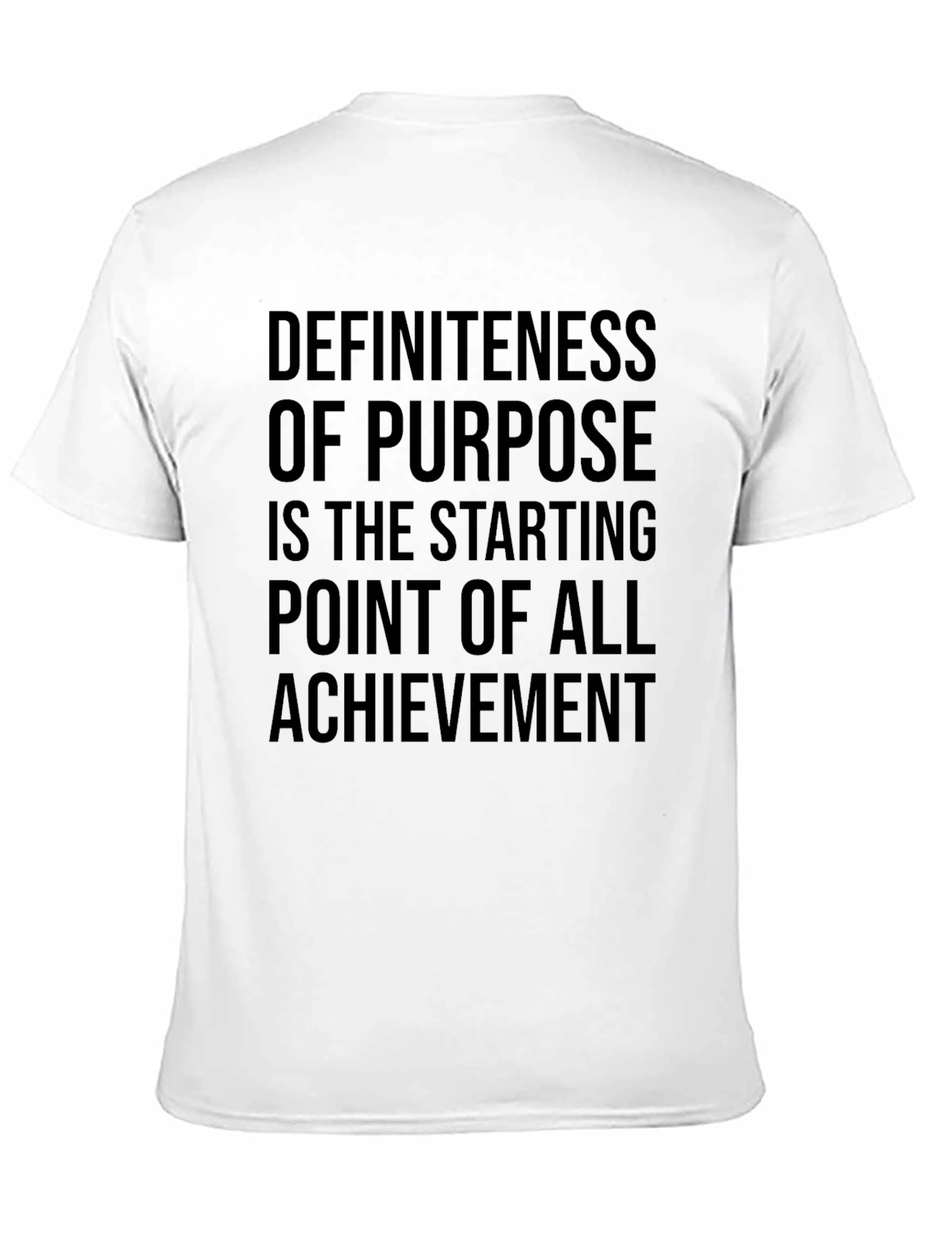 Purpose Driven Black Tee | Motivational Quote