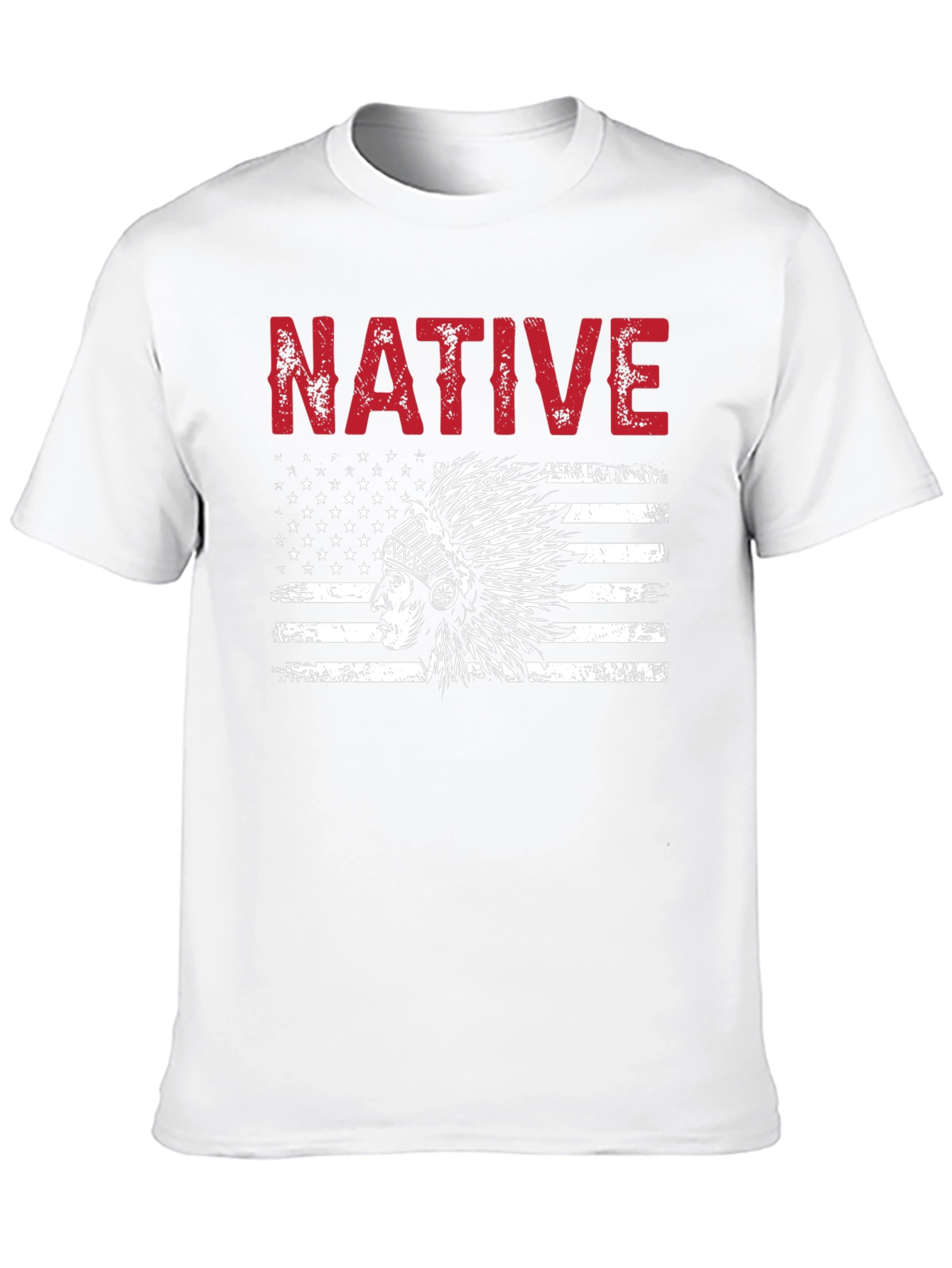 Native American Flag Graphic T-Shirt
