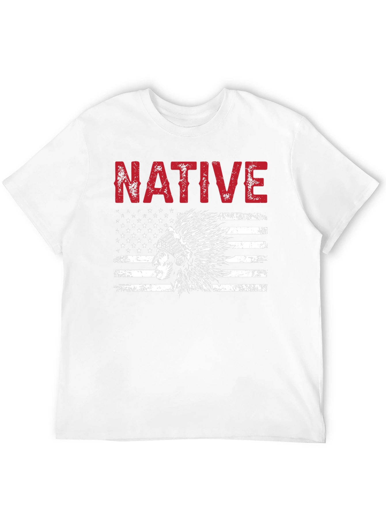 Native American Flag Graphic T-Shirt