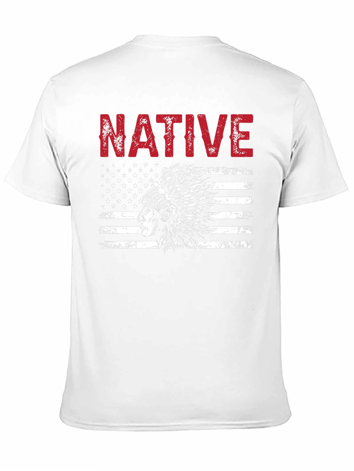 Native American Flag Graphic T-Shirt