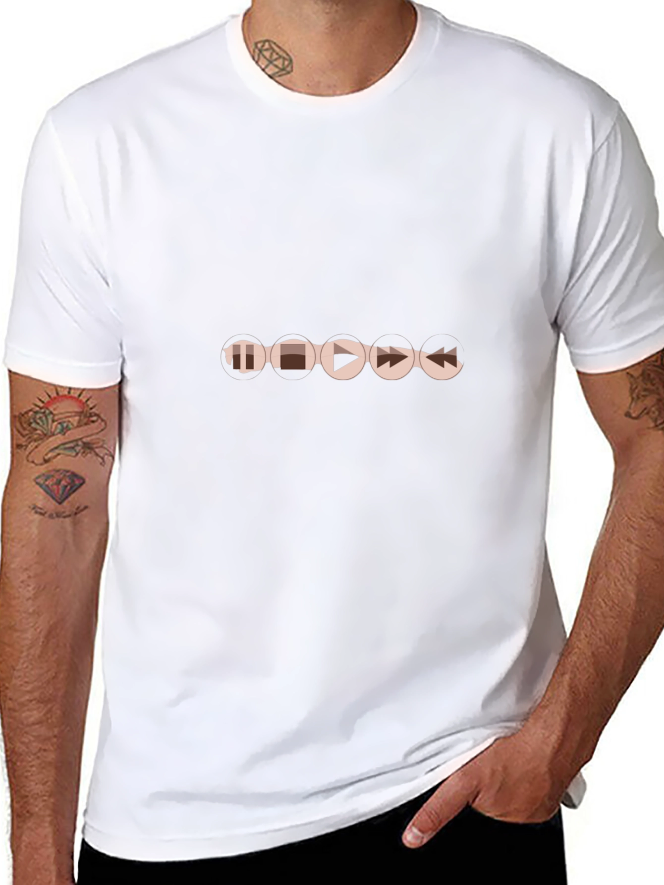 Retro Rewind Tee - Classic Playback Design