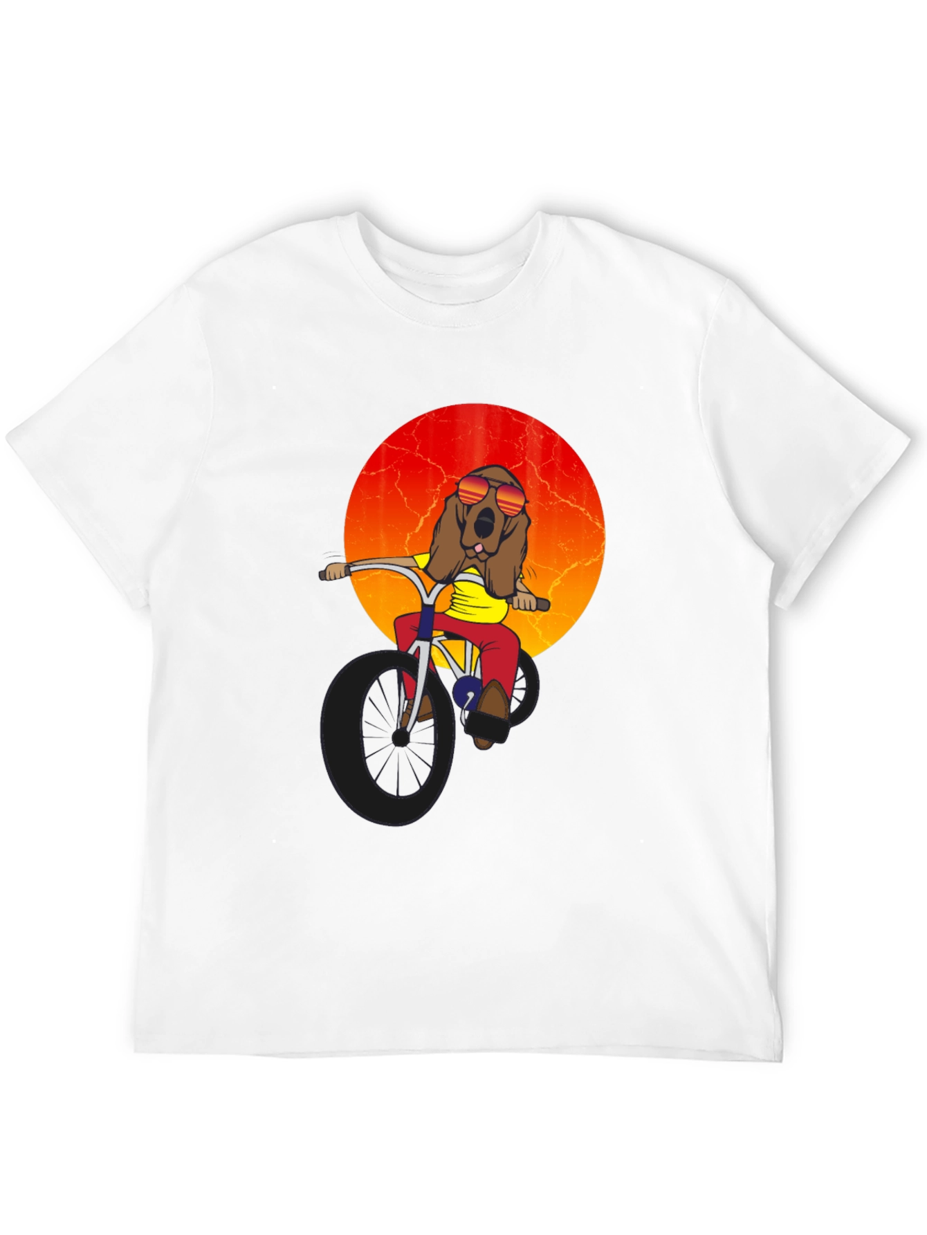 Dog on Bike Graphic Tee