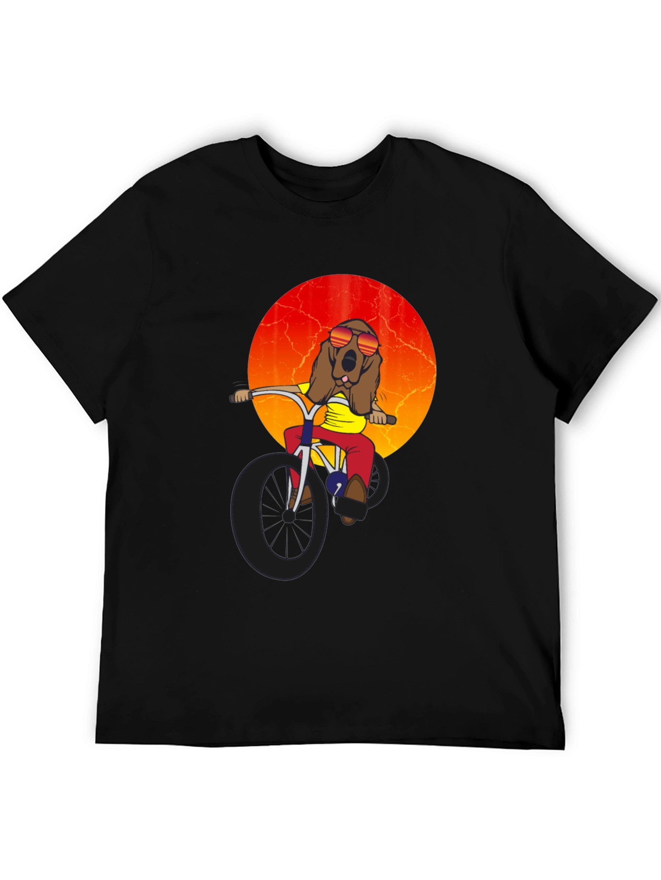 Dog on Bike Graphic Tee