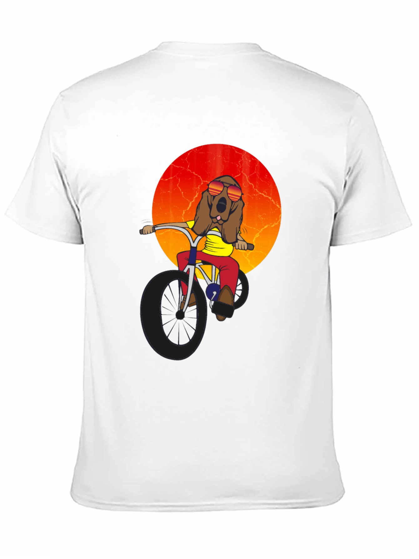Dog on Bike Graphic Tee