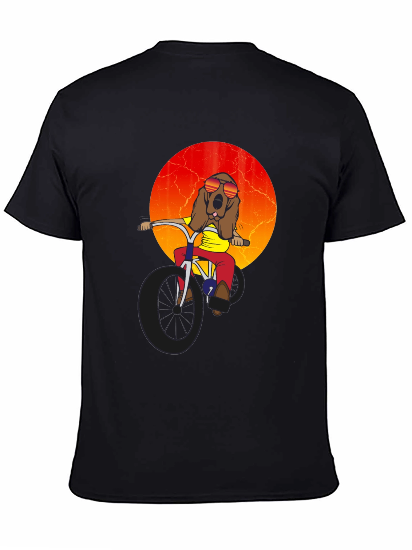 Dog on Bike Graphic Tee