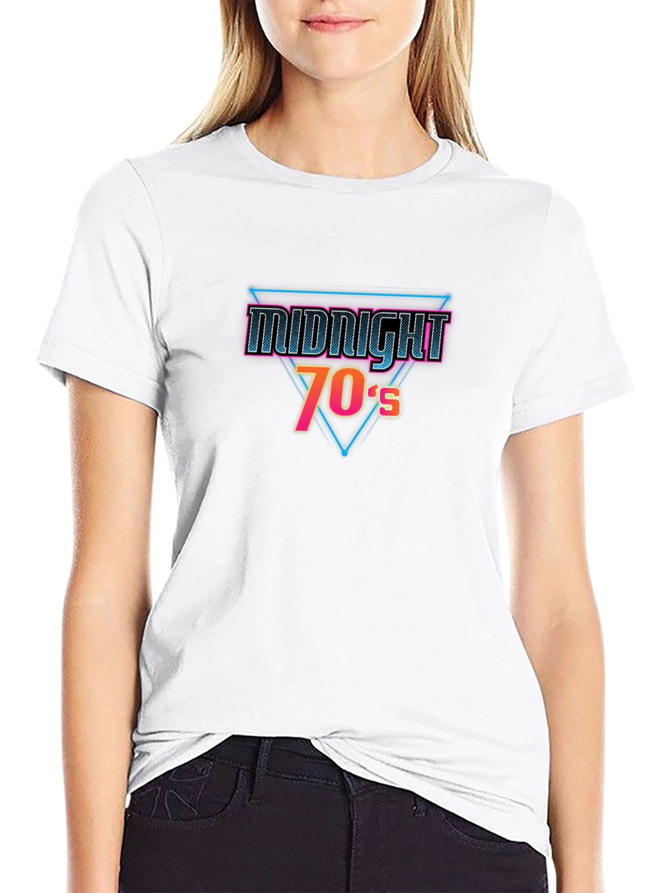 Midnight 70s Retro Graphic Tee