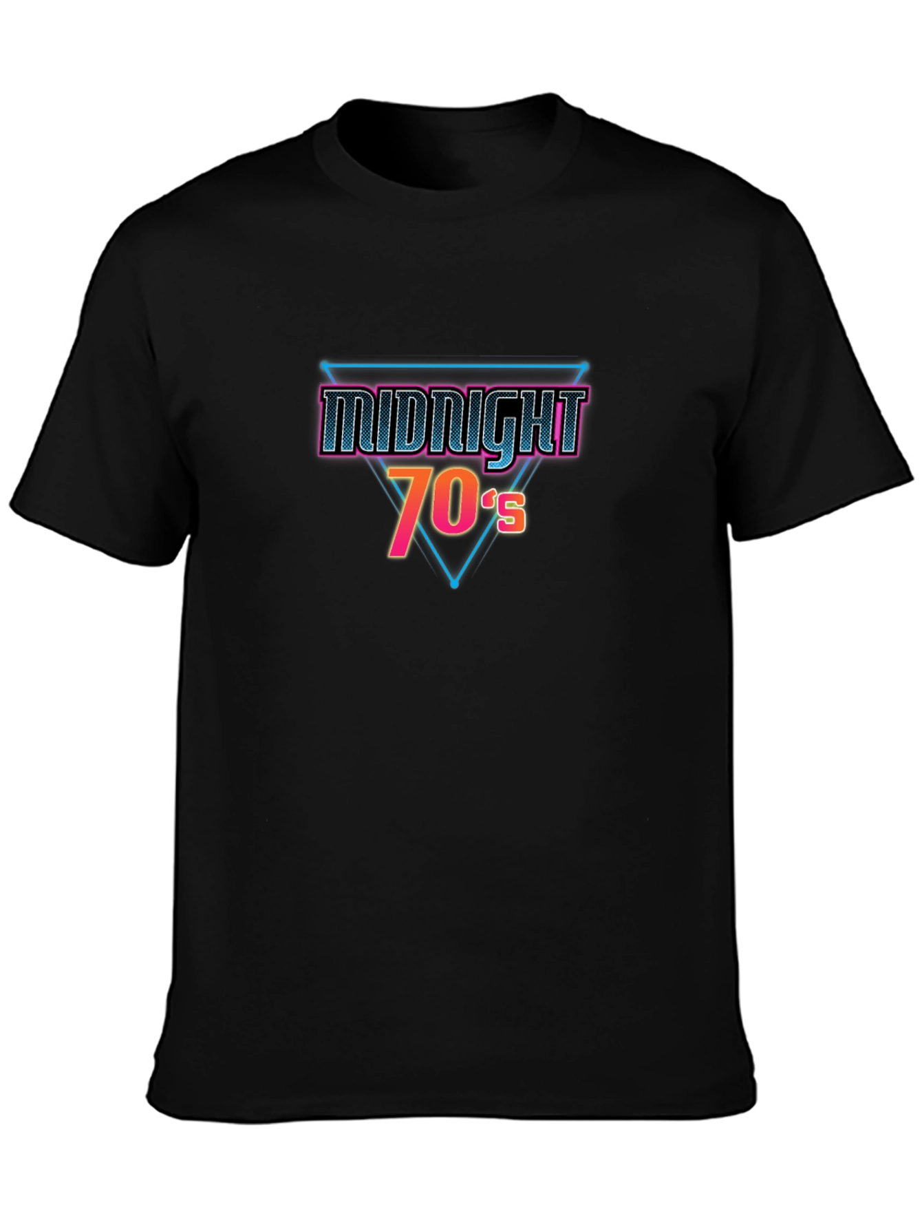 Midnight 70s Retro Graphic Tee