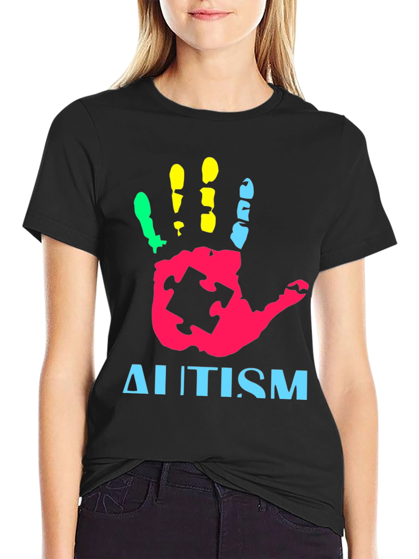 Autism Awareness Handprint T-Shirt