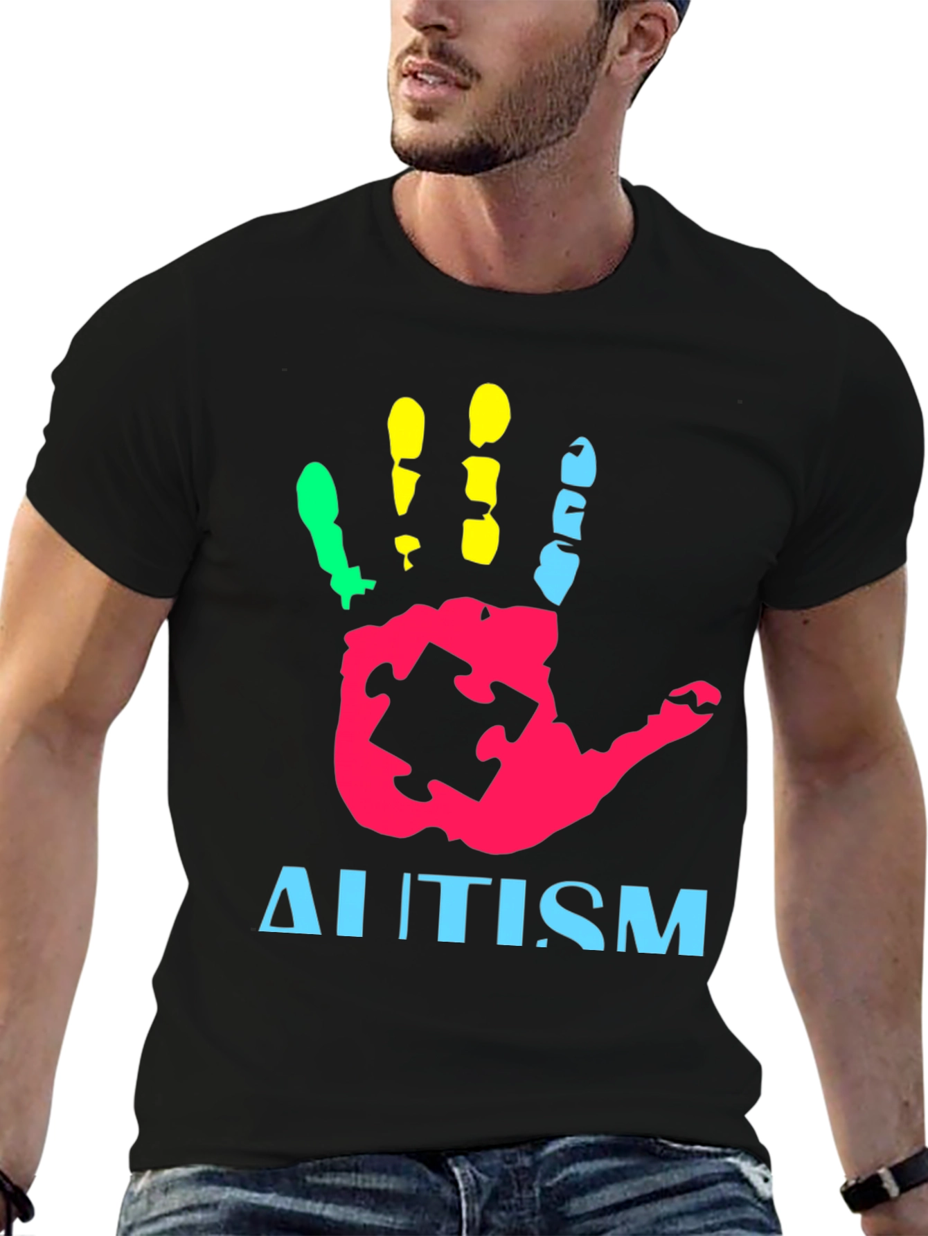 Autism Awareness Handprint T-Shirt