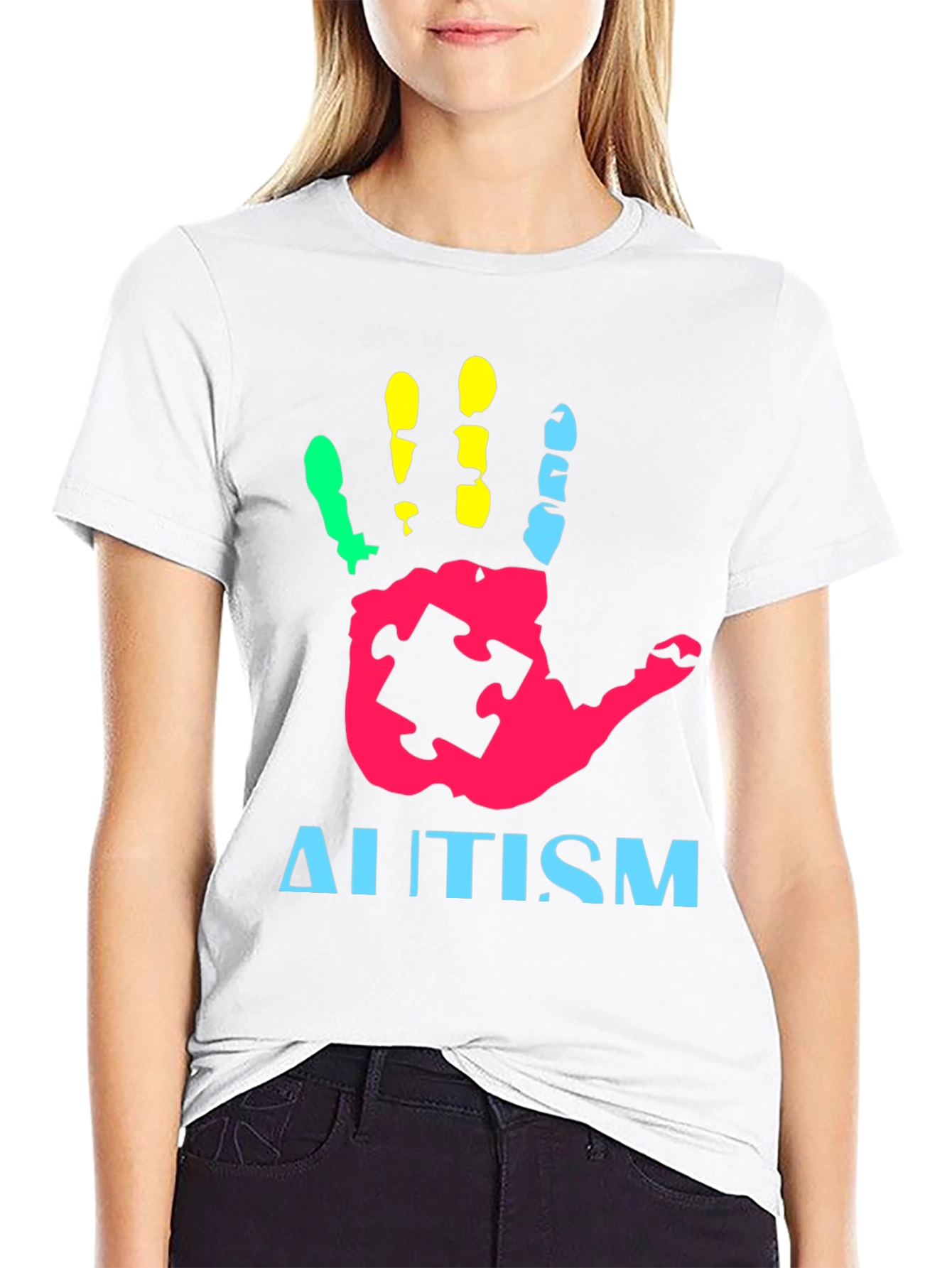 Autism Awareness Handprint T-Shirt