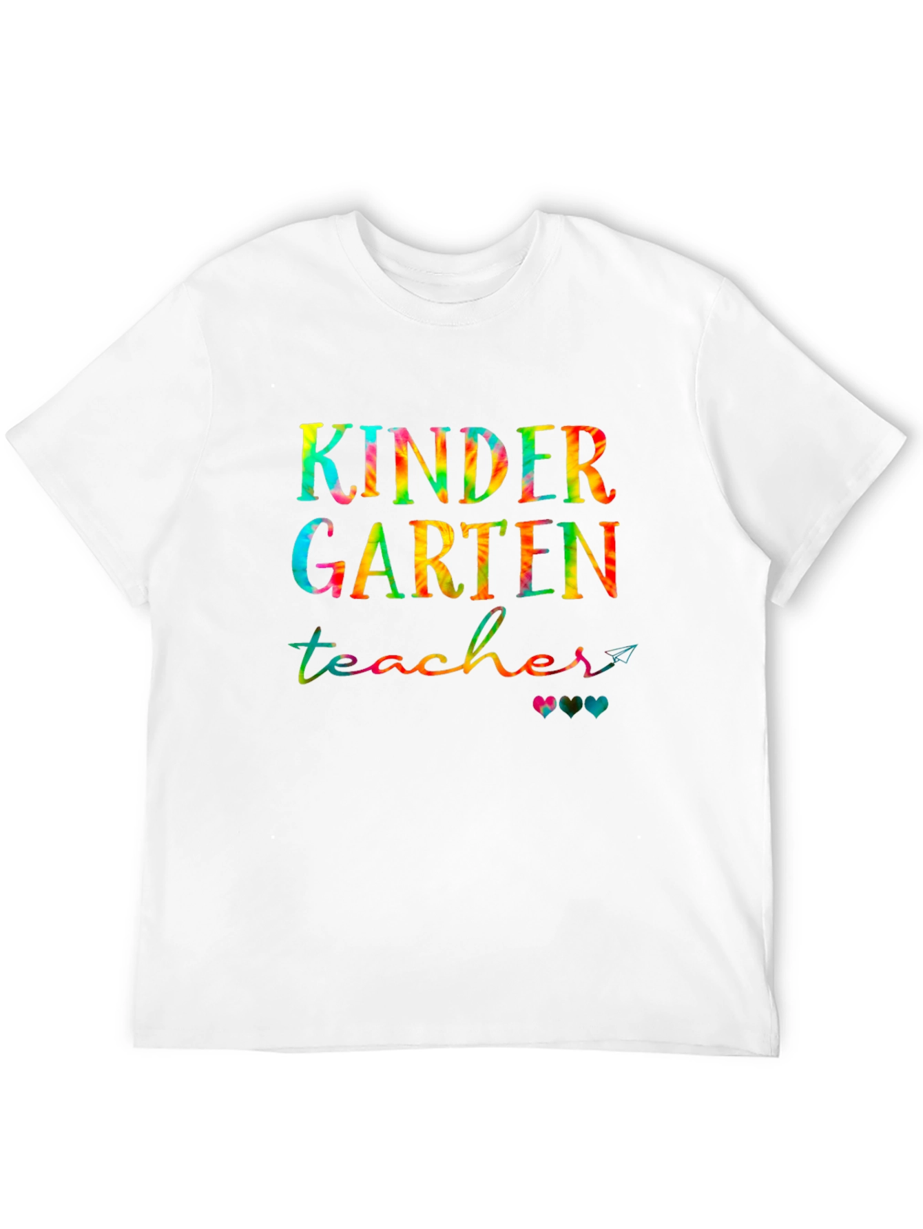 Kindergarten Teacher Tie-Dye Graphic Tee