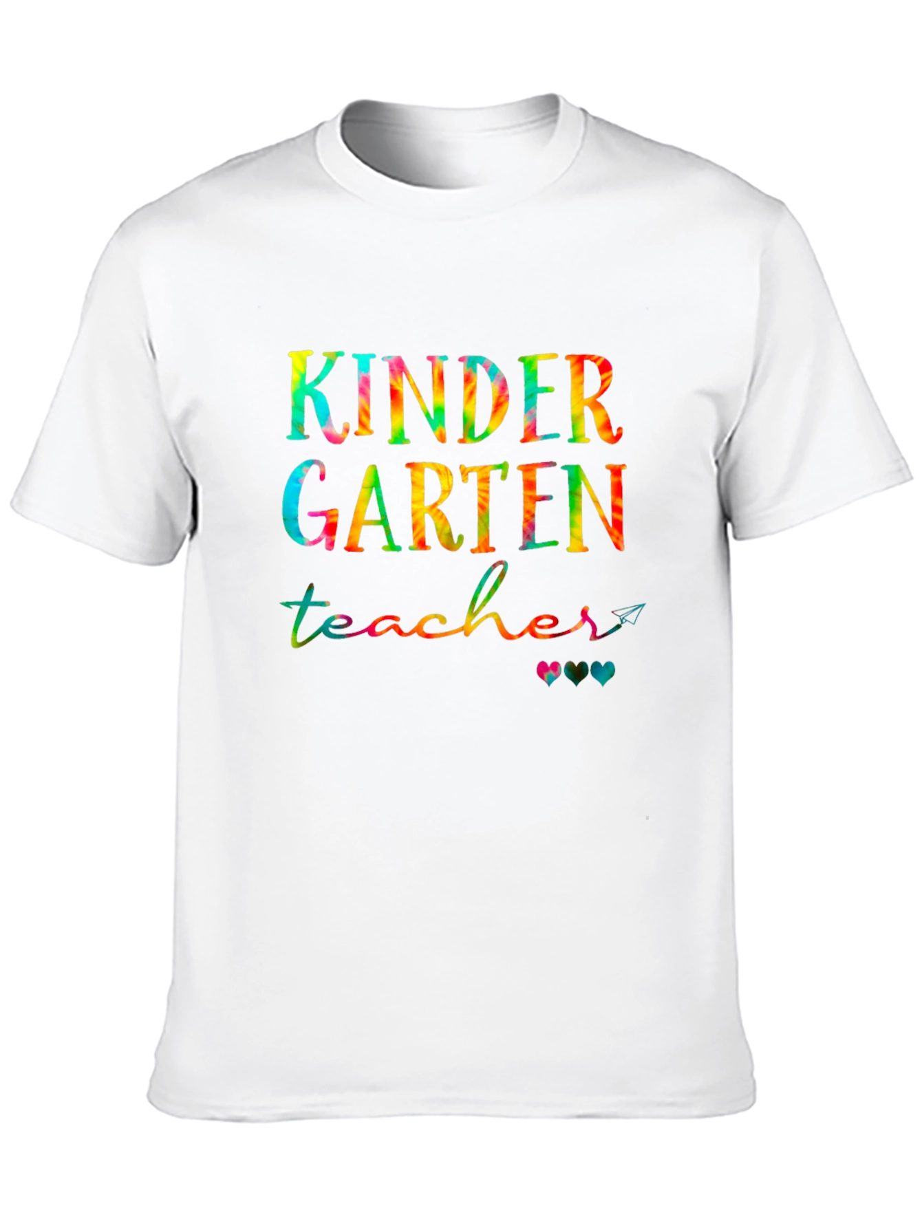 Kindergarten Teacher Tie-Dye Graphic Tee