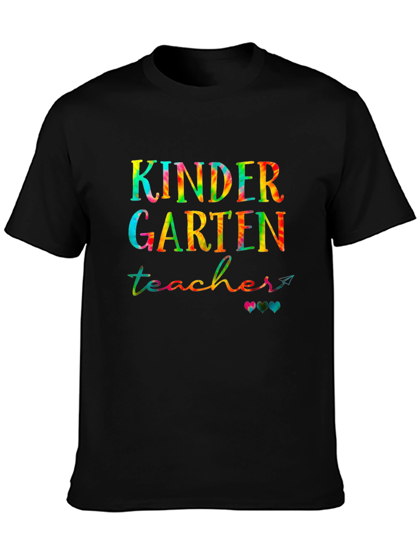 Kindergarten Teacher Tie-Dye Graphic Tee