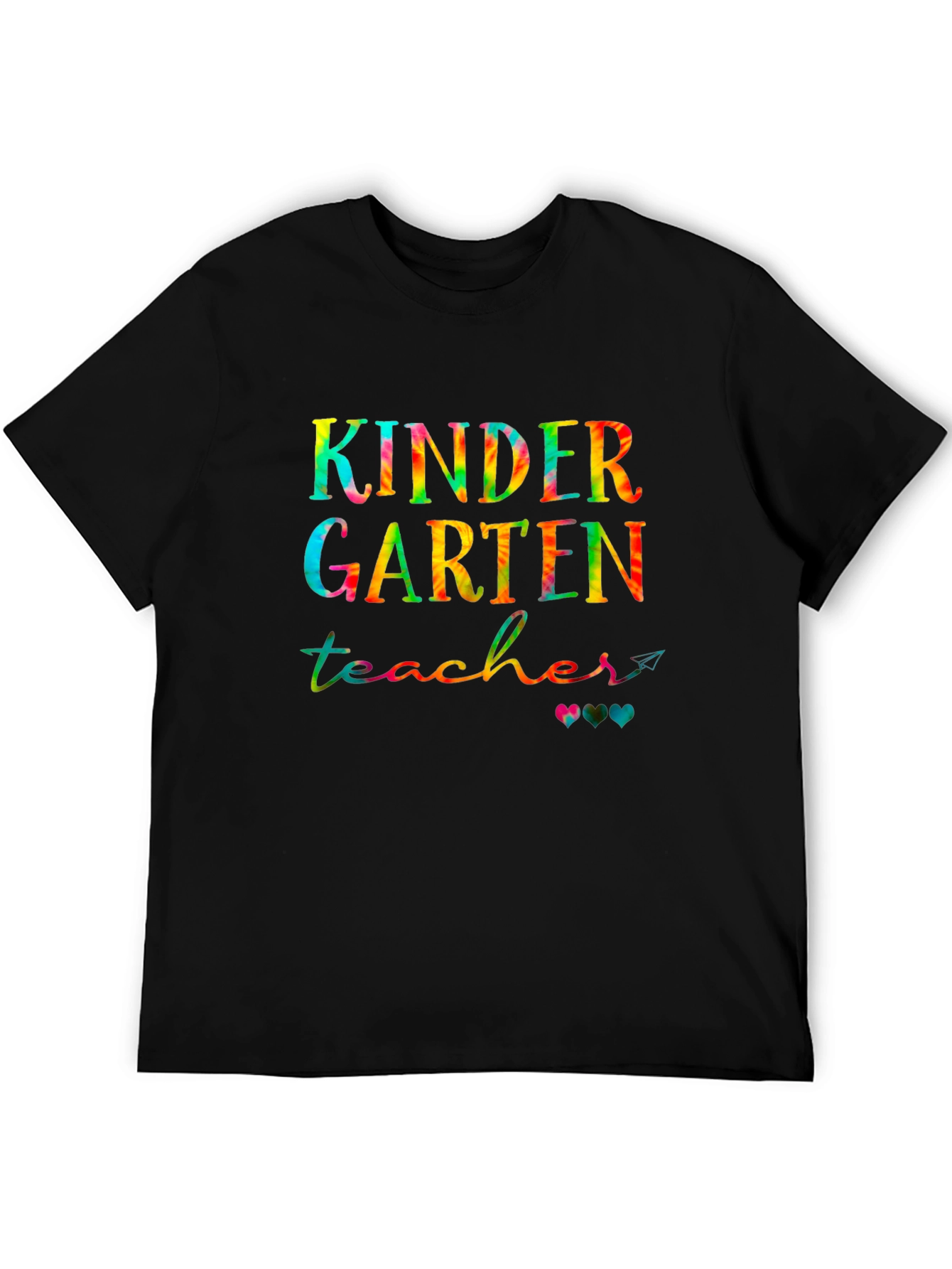 Kindergarten Teacher Tie-Dye Graphic Tee