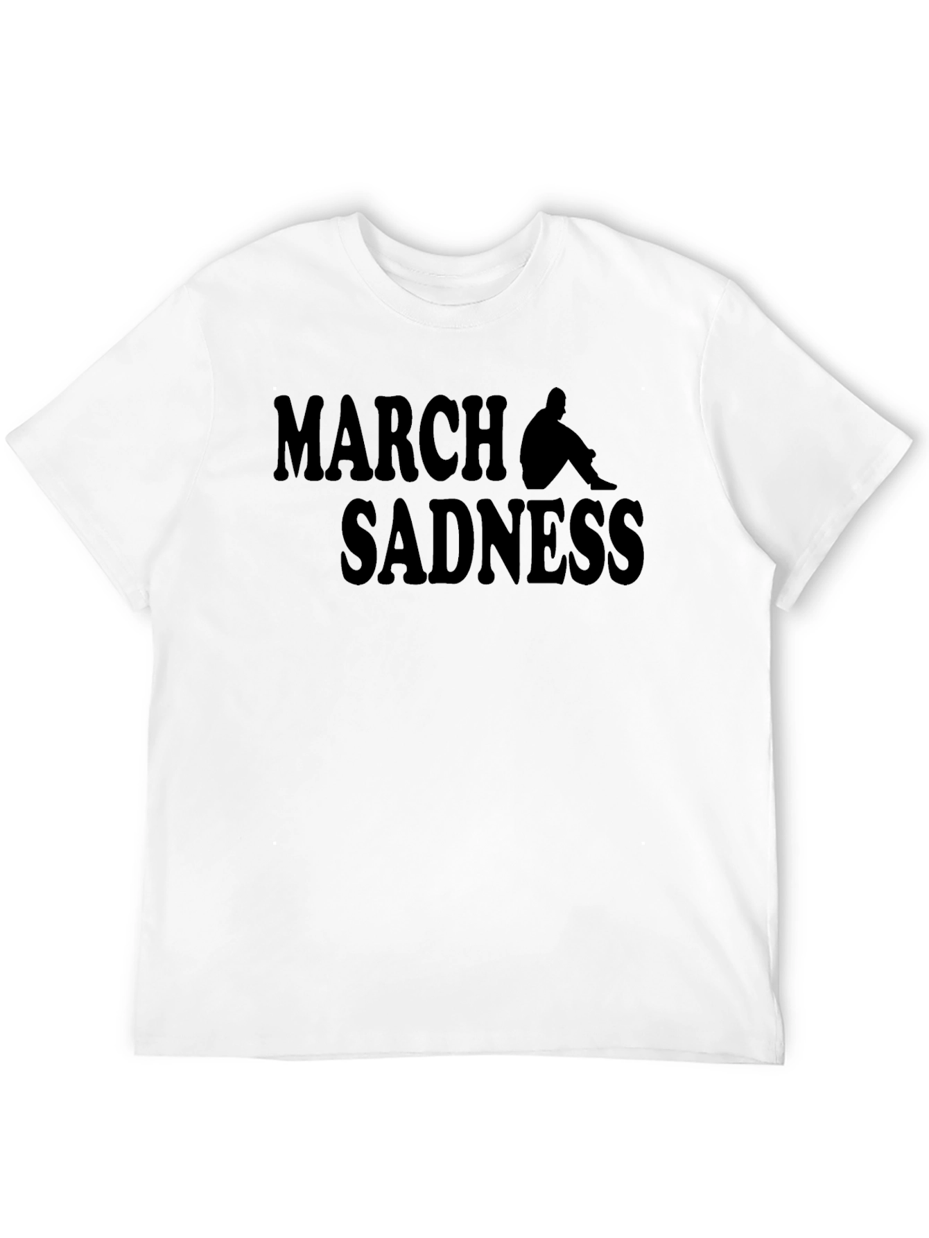 March Sadness Graphic Tee - Black