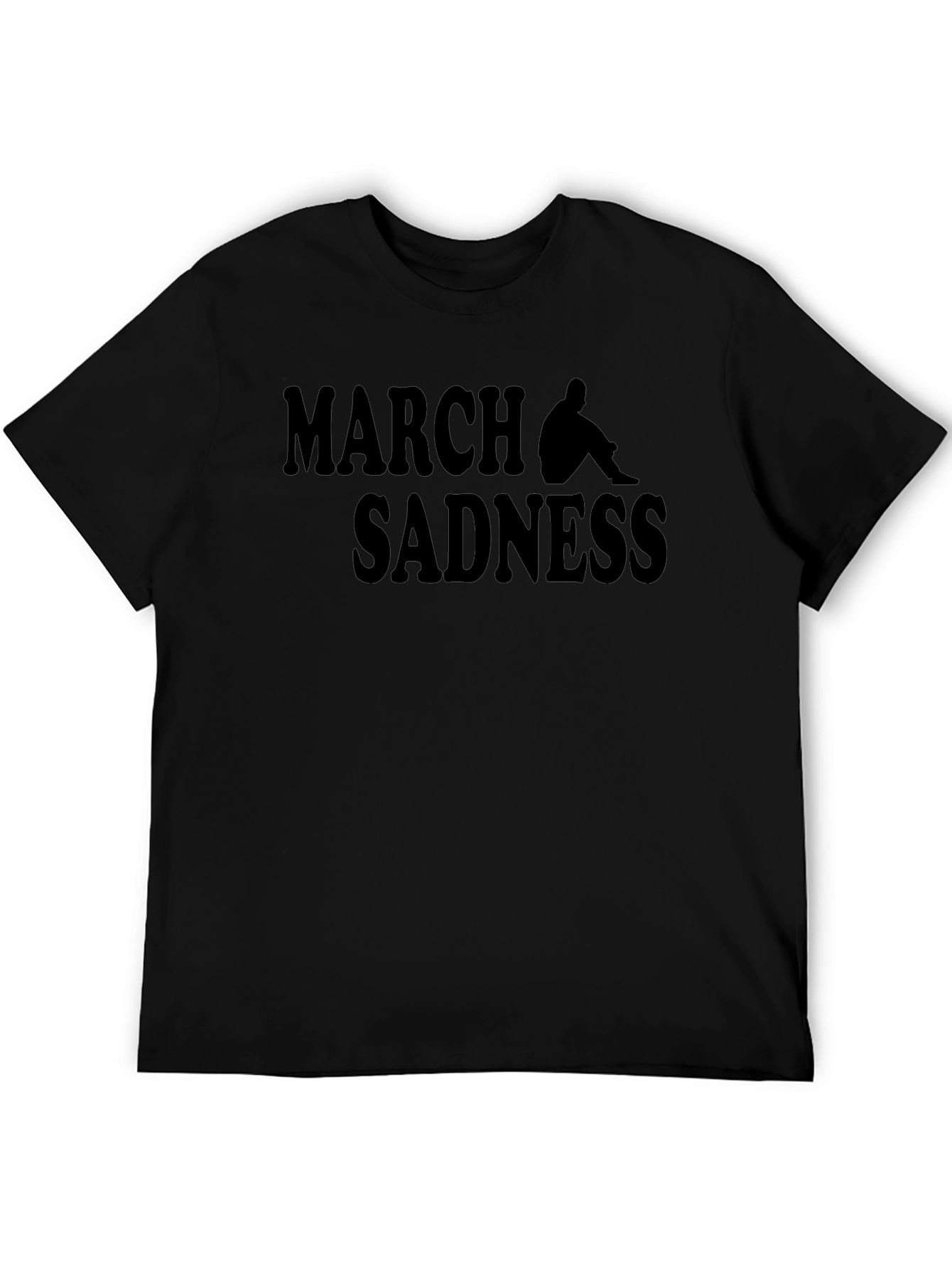 March Sadness Graphic Tee - Black