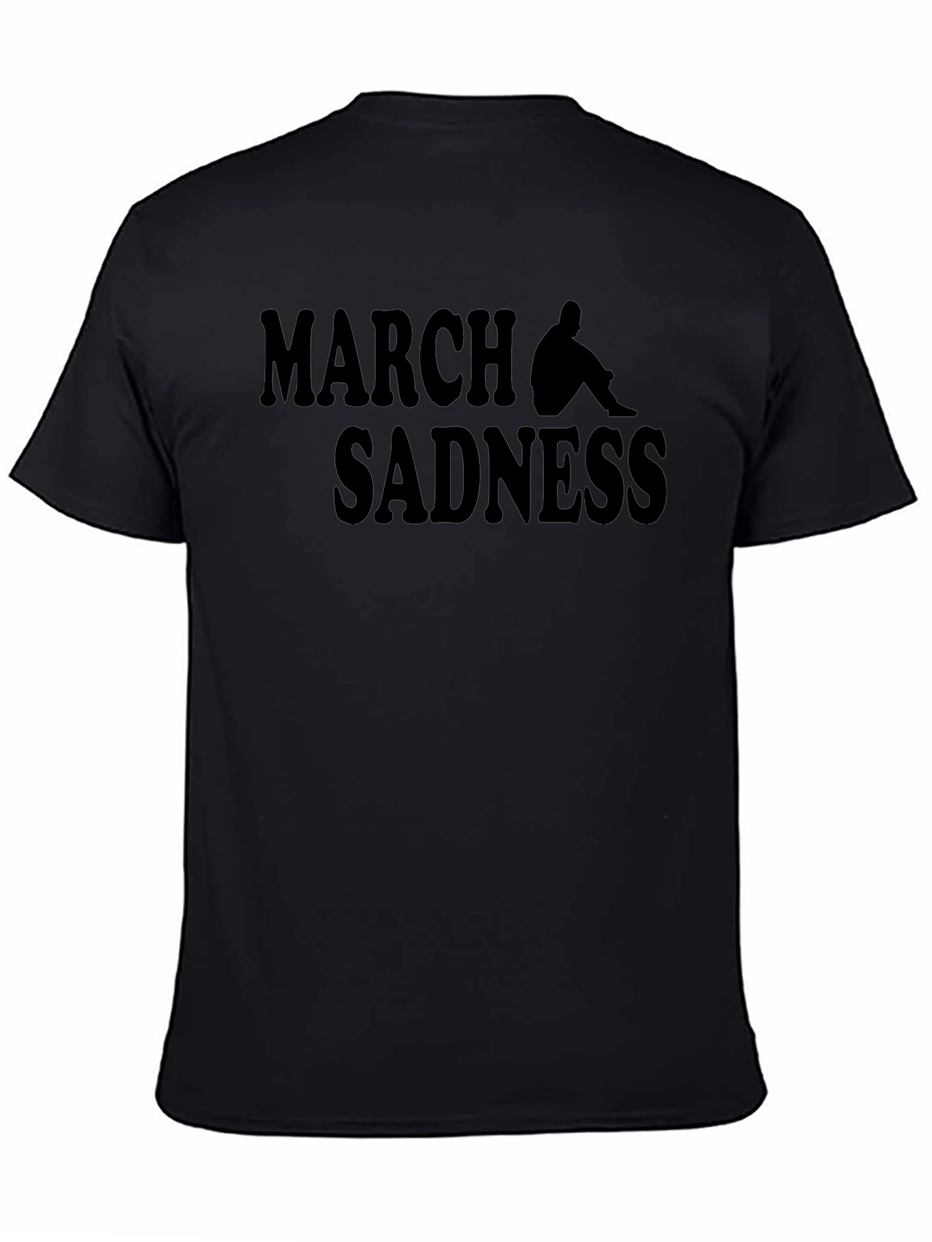 March Sadness Graphic Tee - Black