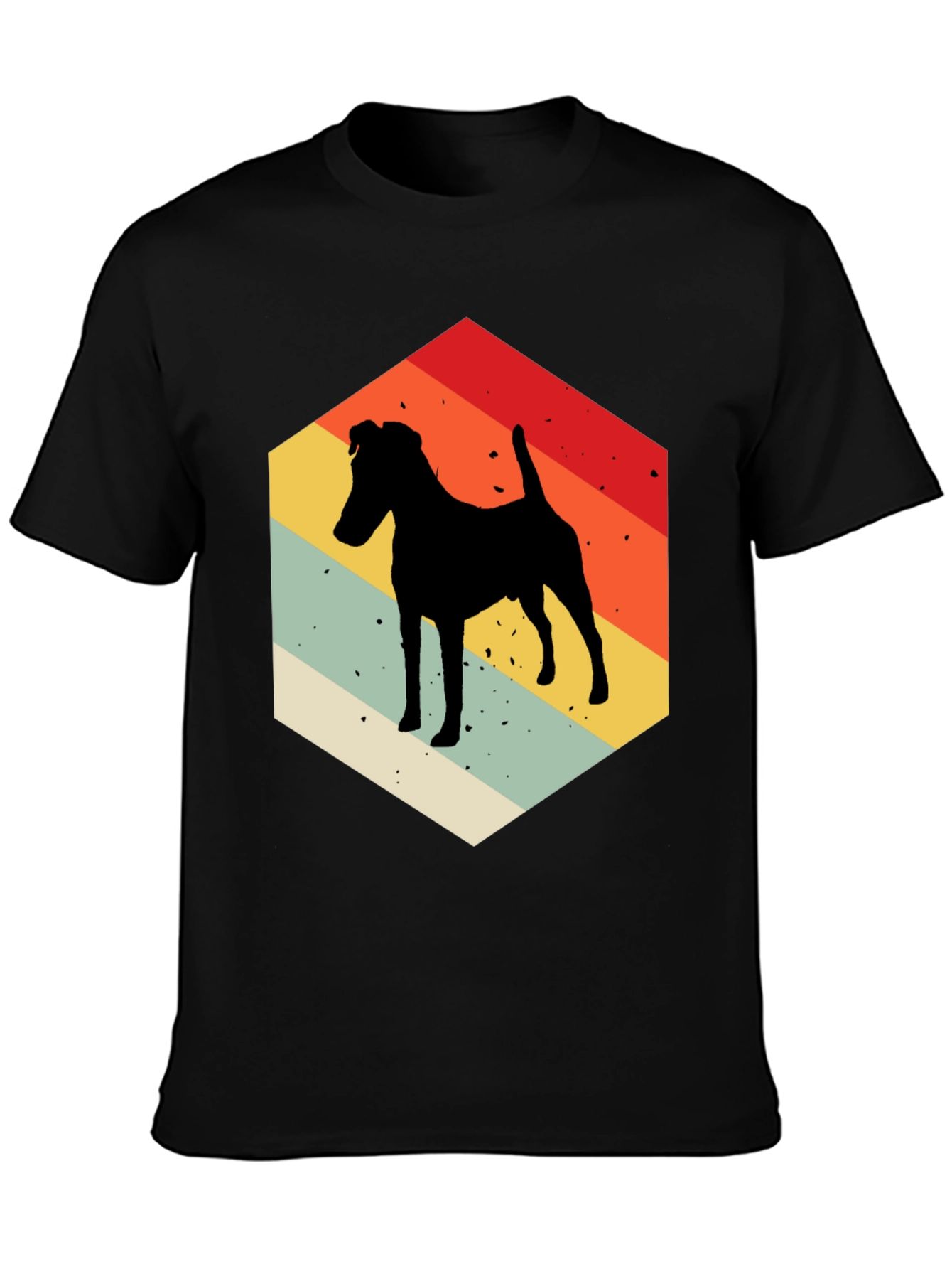 Retro Dog Silhouette T-Shirt