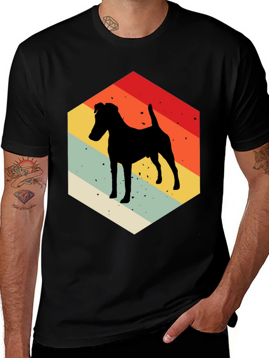 Retro Dog Silhouette T-Shirt