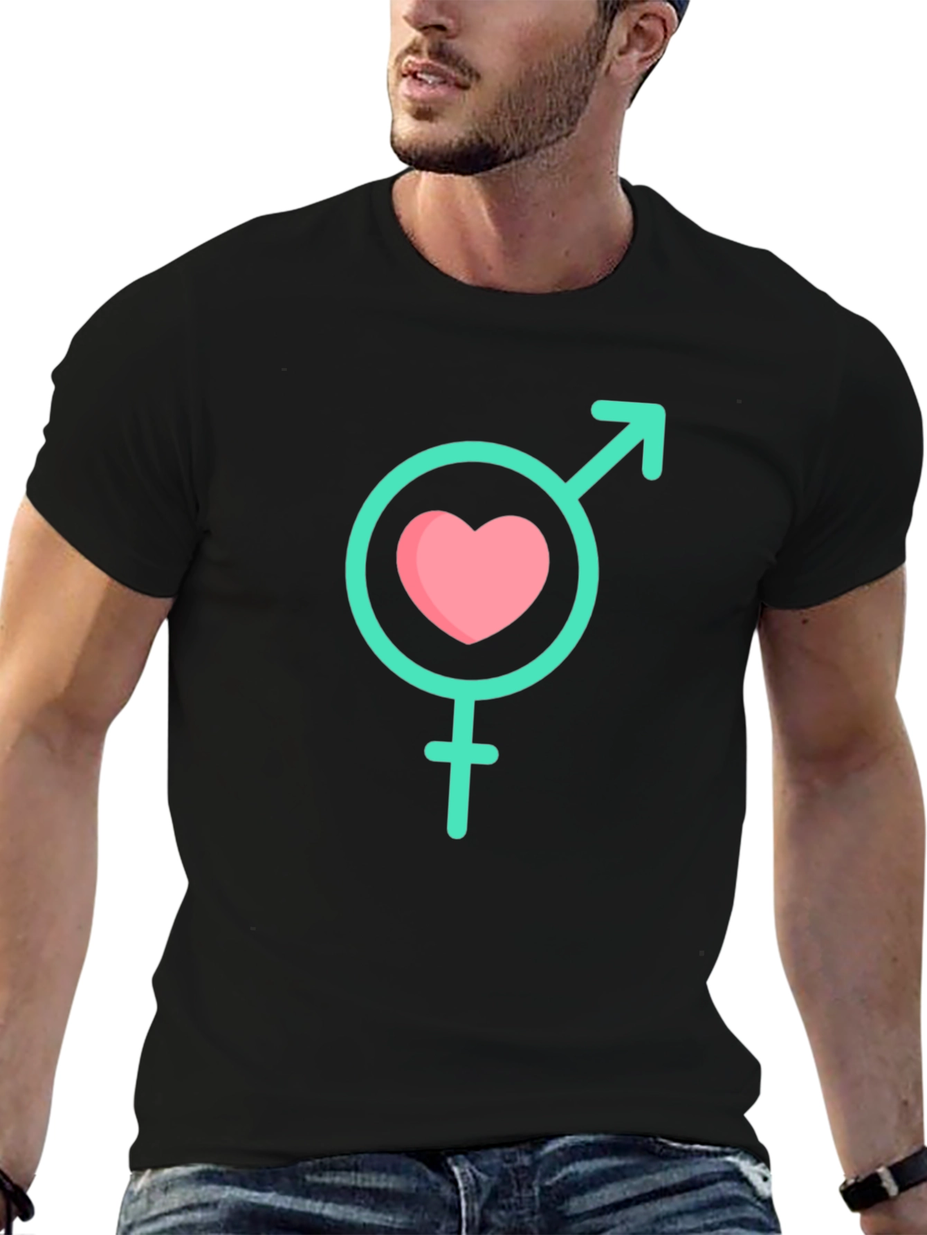 Love Wins Graphic Tee - Black Unisex T-Shirt