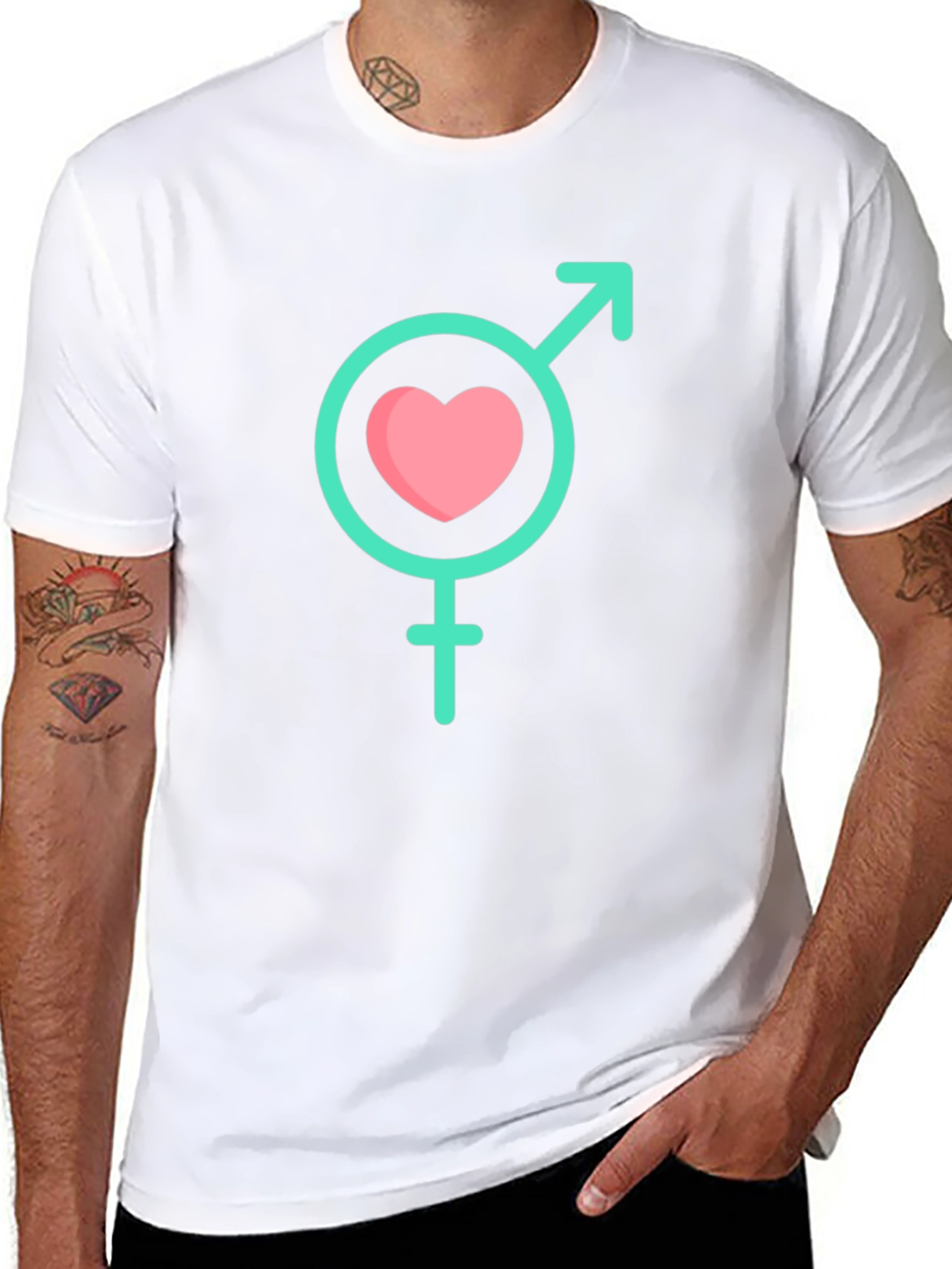 Love Wins Graphic Tee - Black Unisex T-Shirt