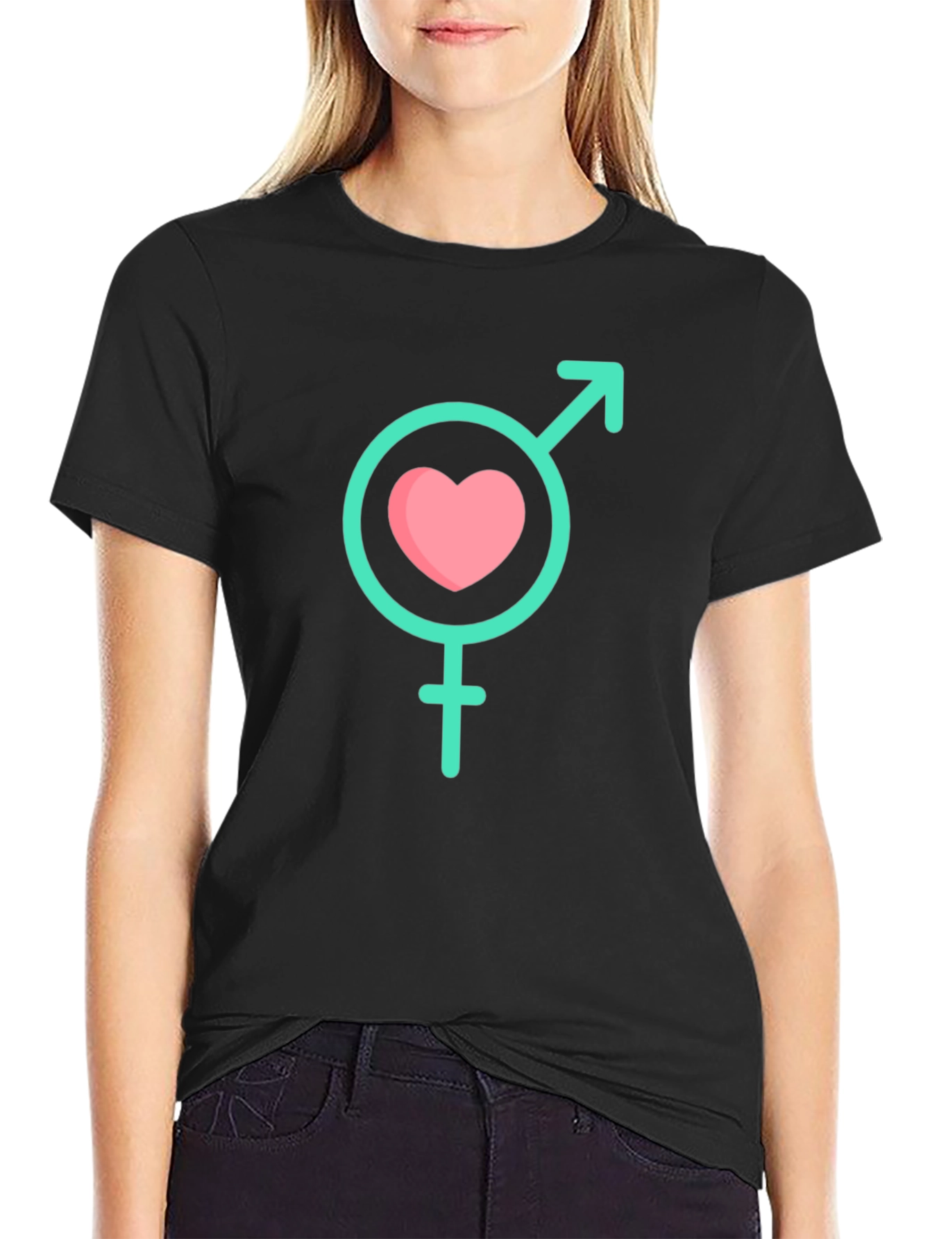 Love Wins Graphic Tee - Black Unisex T-Shirt