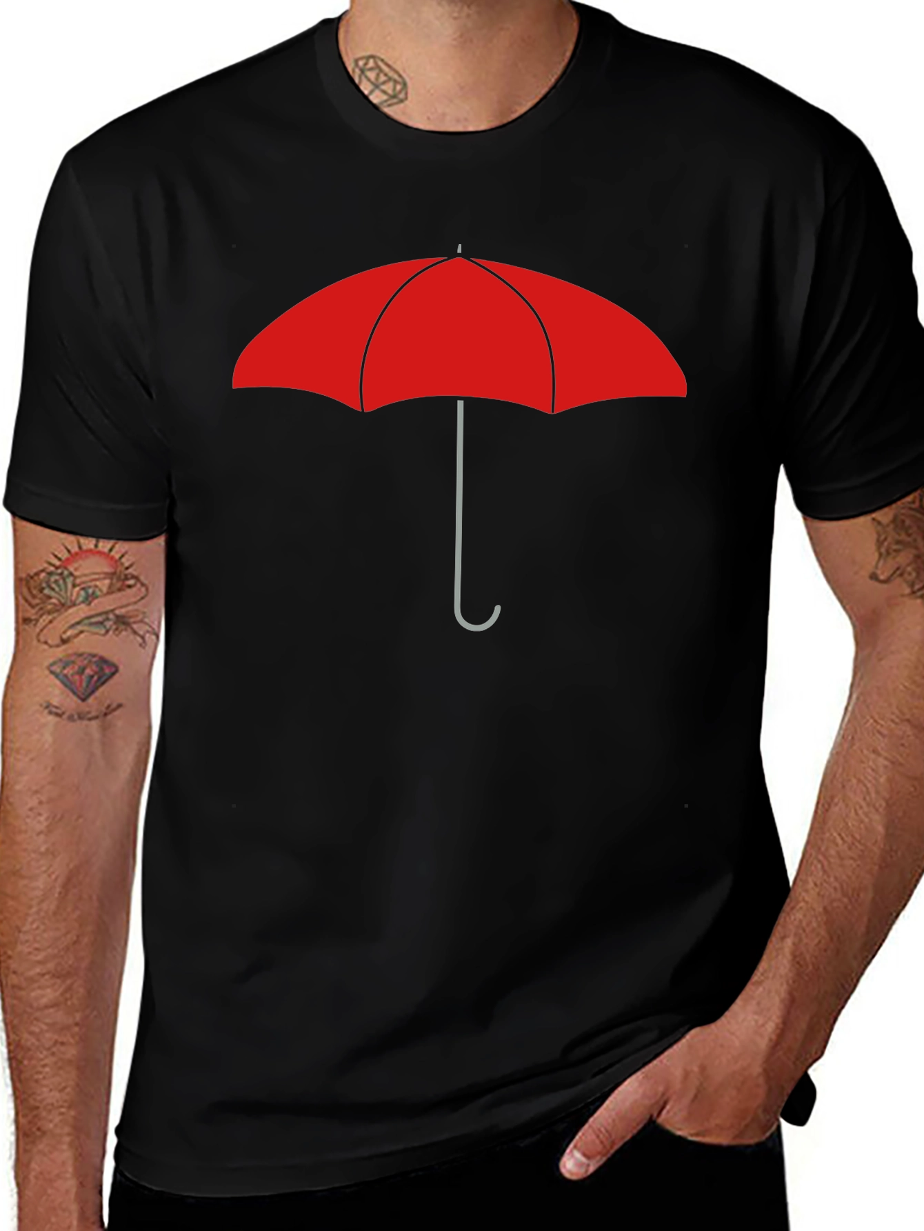 Umbrella Academy Style T-Shirt - Black
