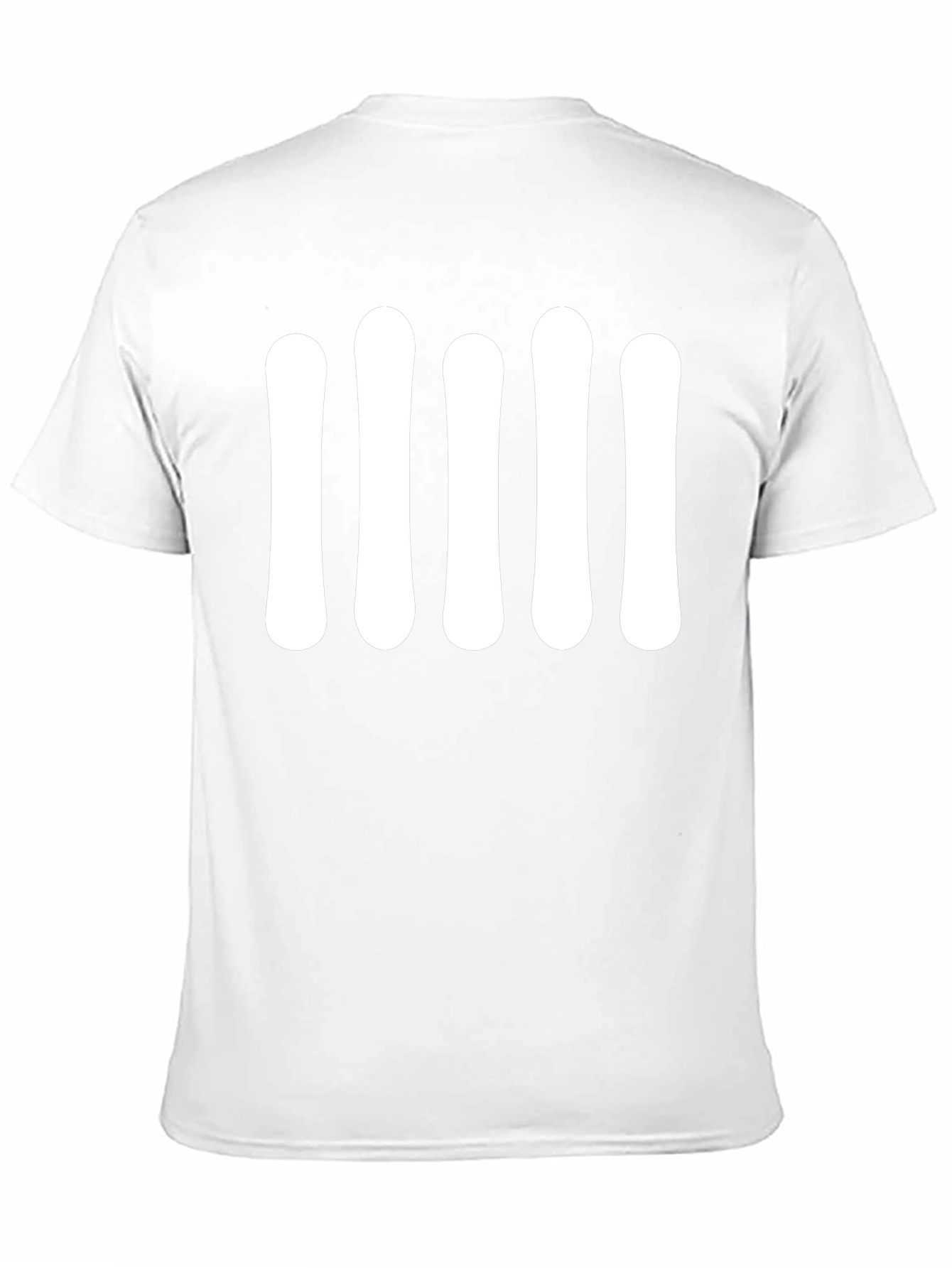 Black T-Shirt with Bold White Graphic