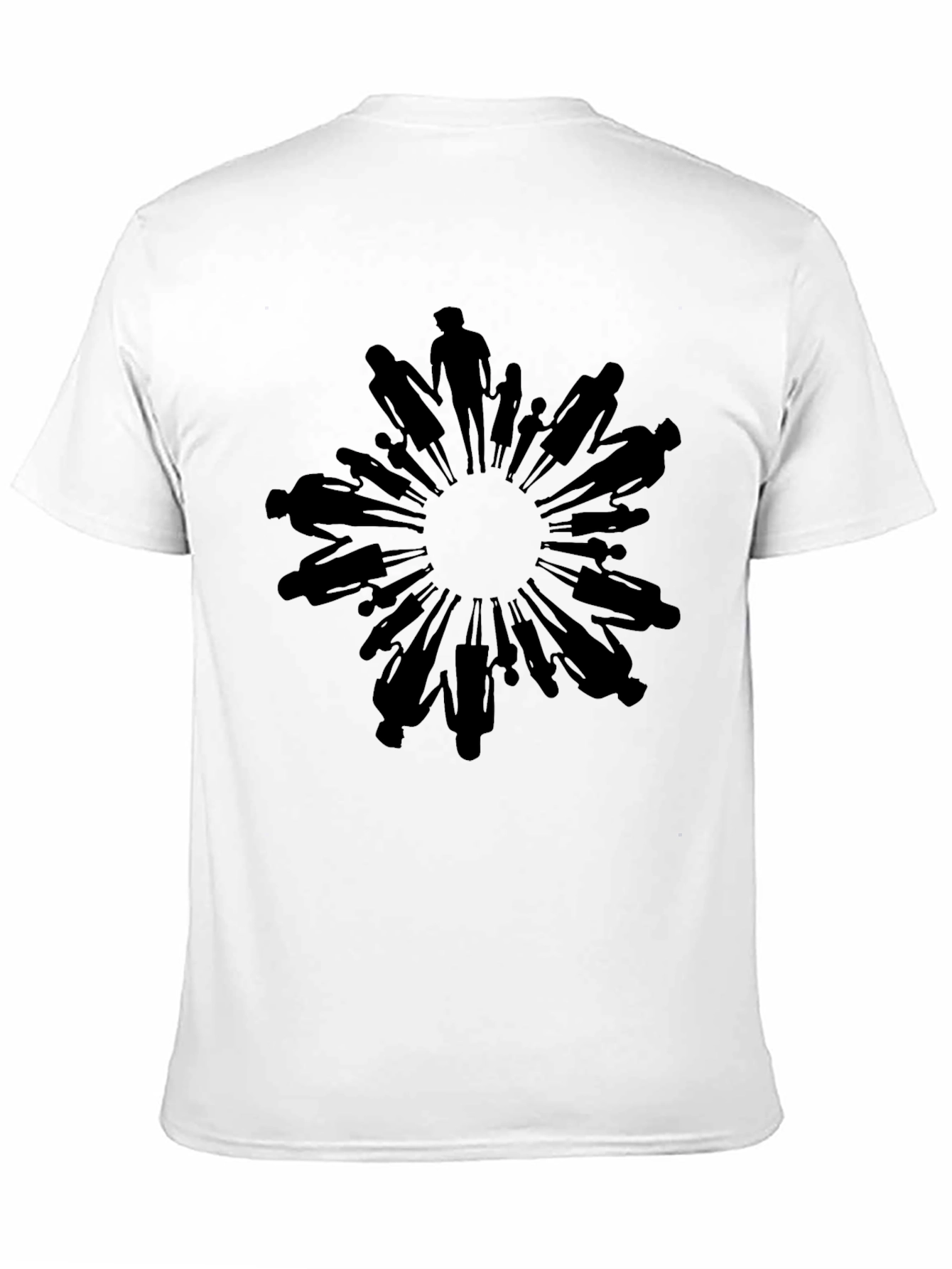 Unity Circle Graphic Tee - Black Crew Neck