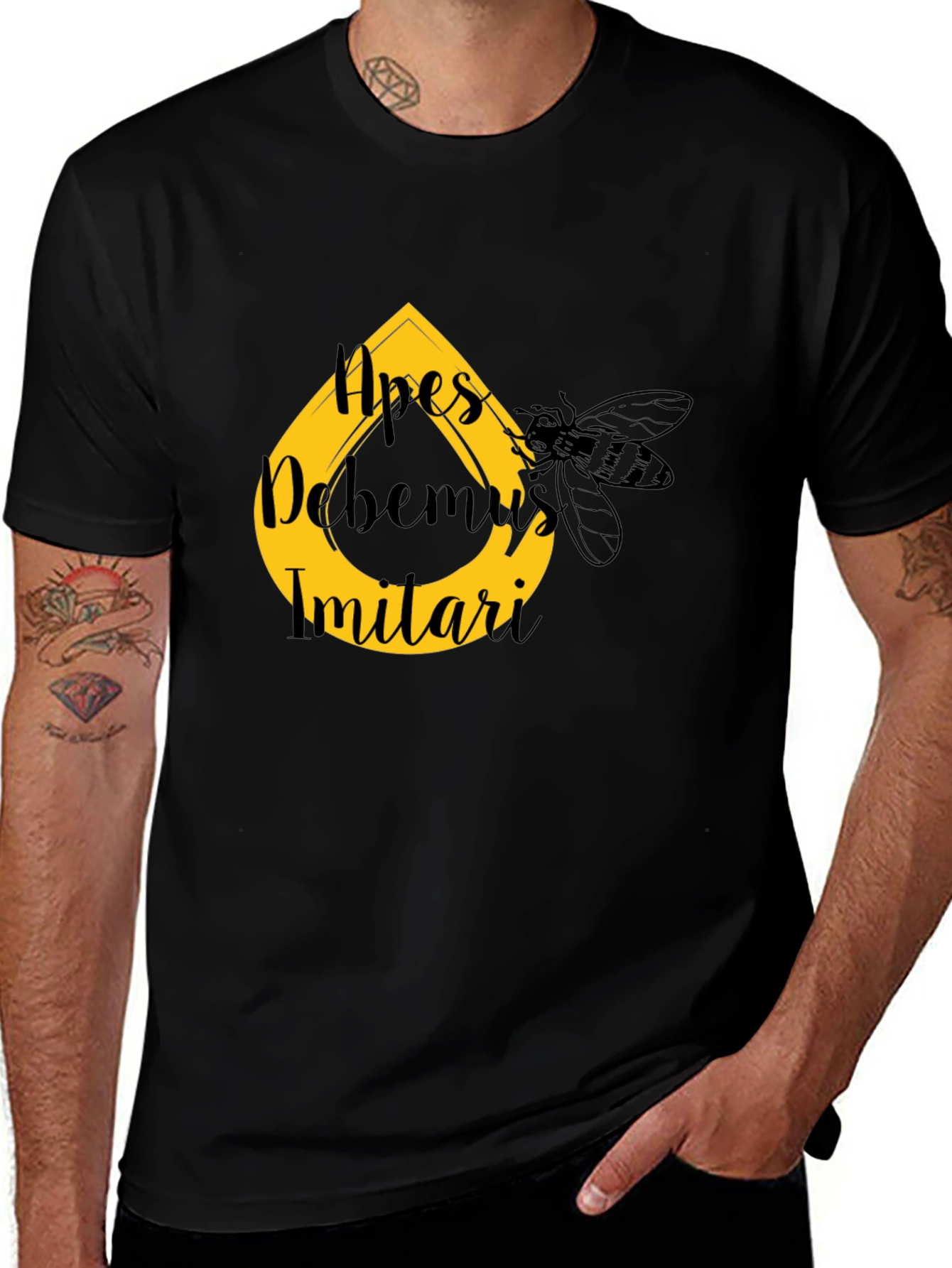 Apes Debemus Imitari Graphic T-Shirt