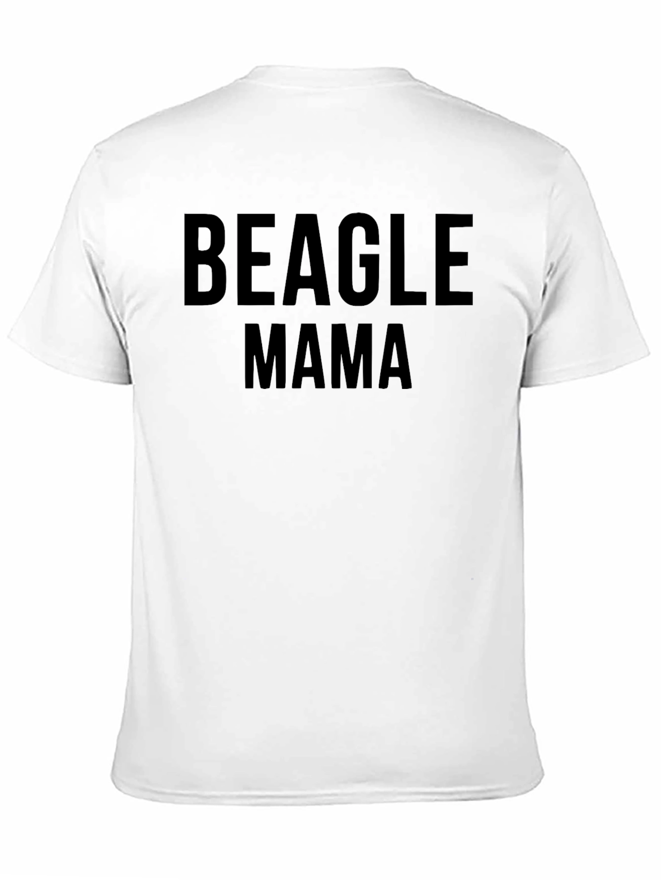 Beagle Mama Black T-Shirt - Dog Lover Tee