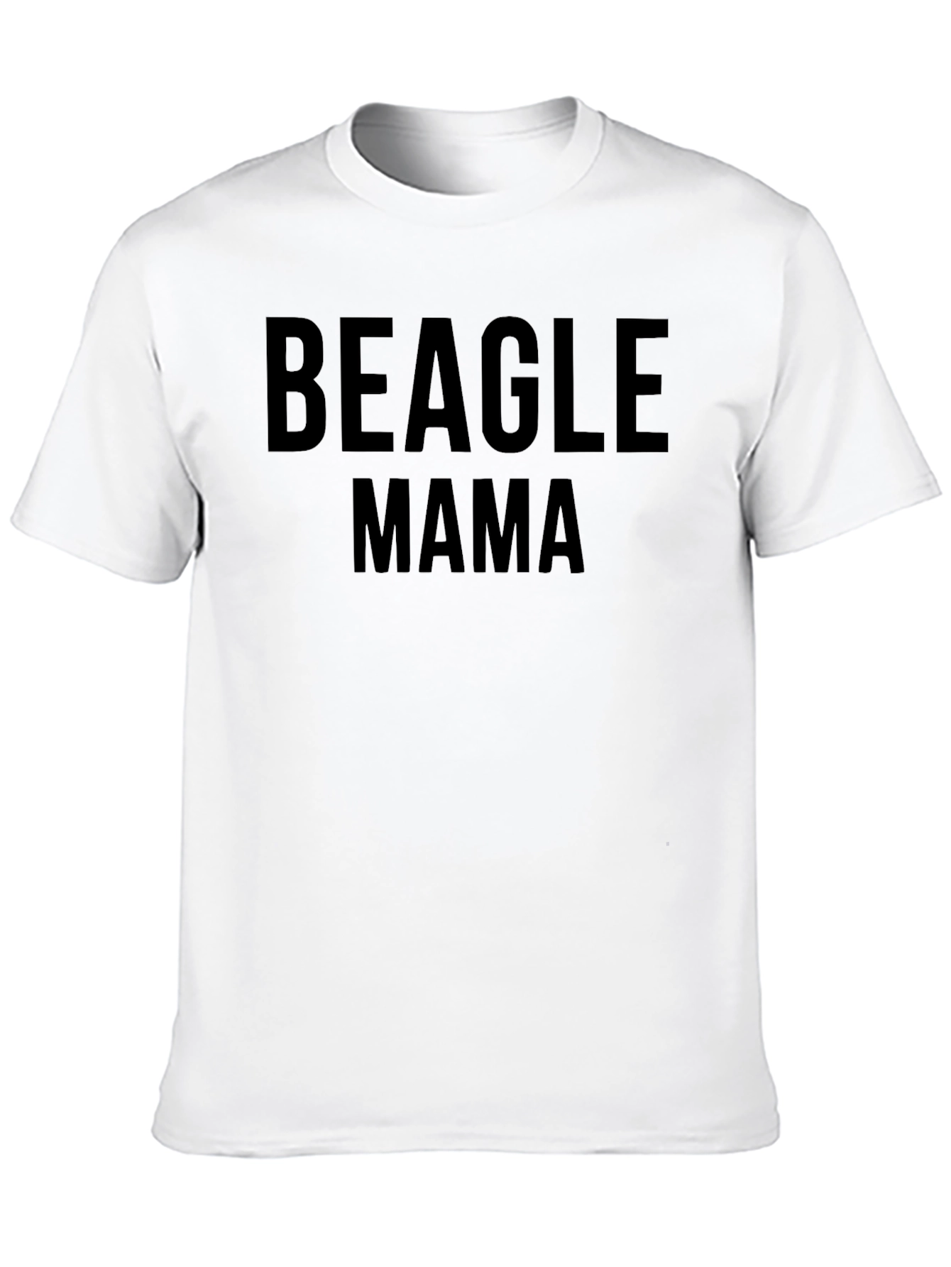 Beagle Mama Black T-Shirt - Dog Lover Tee