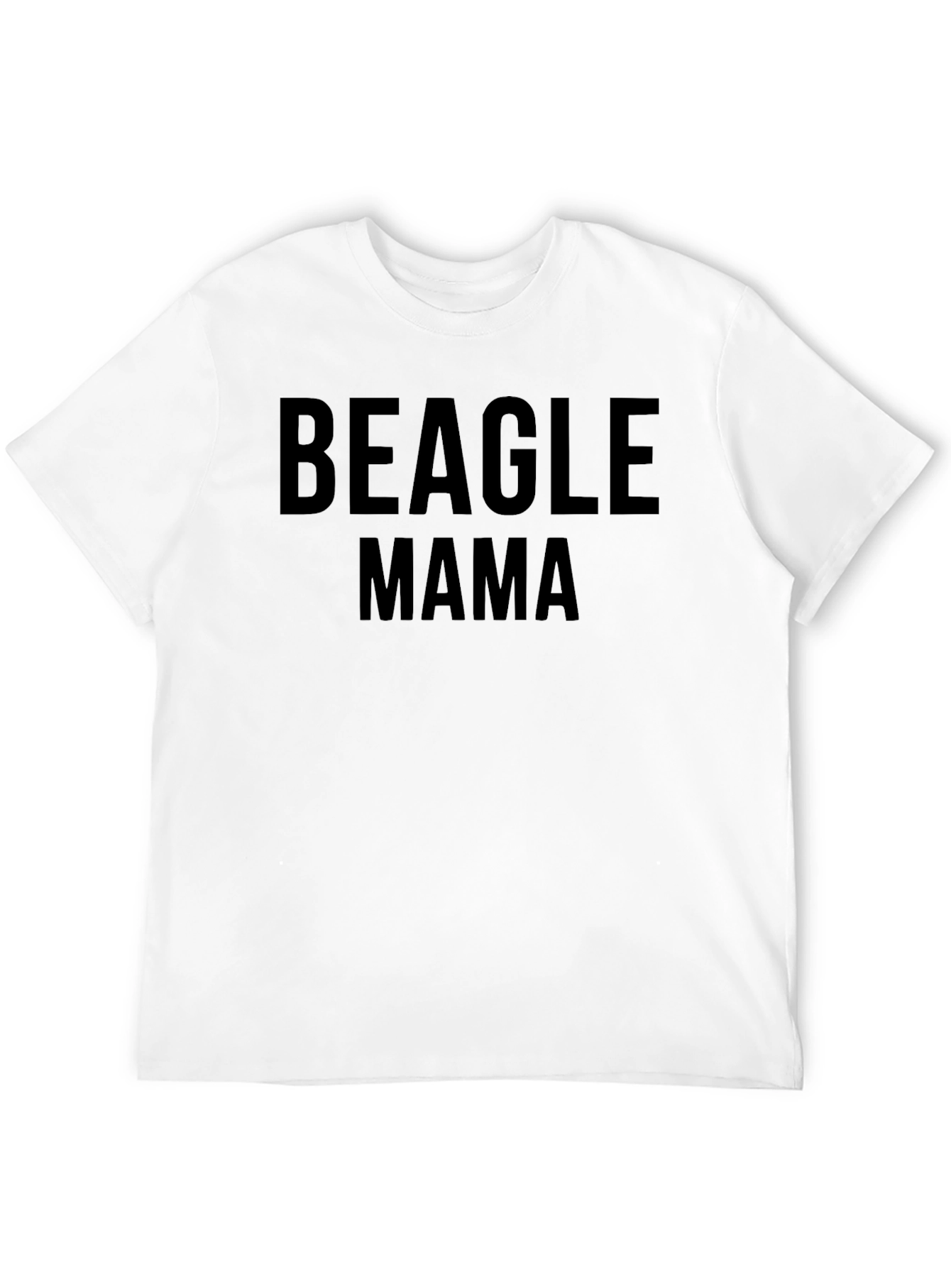 Beagle Mama Black T-Shirt - Dog Lover Tee