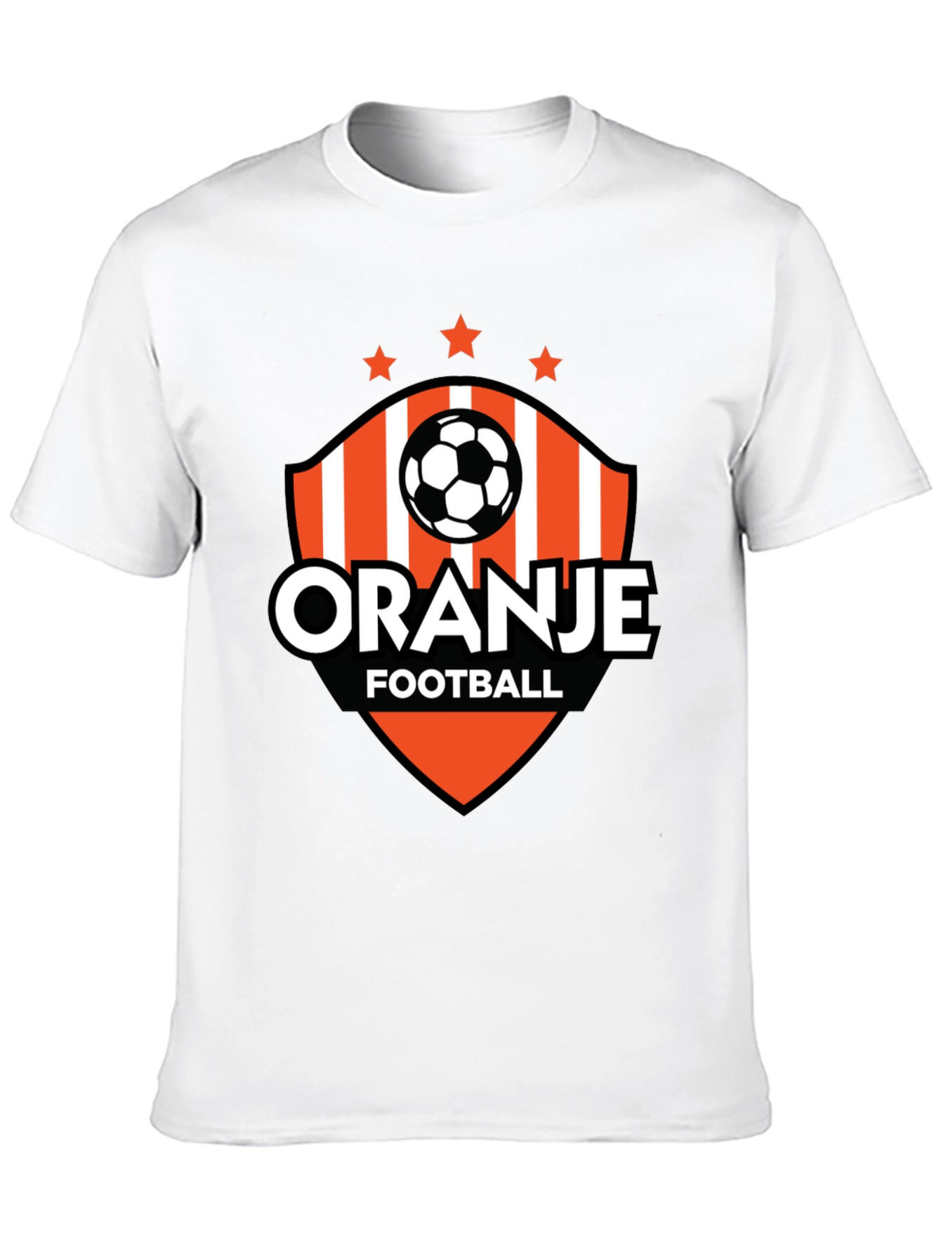 Oranje Football Black Graphic Tee