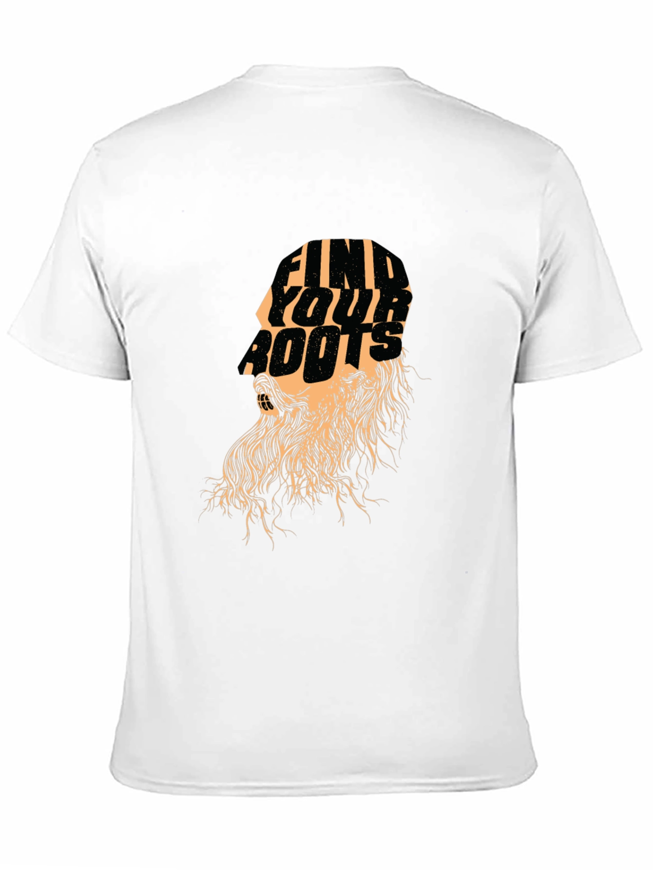 Find Your Roots Graphic Black T-Shirt