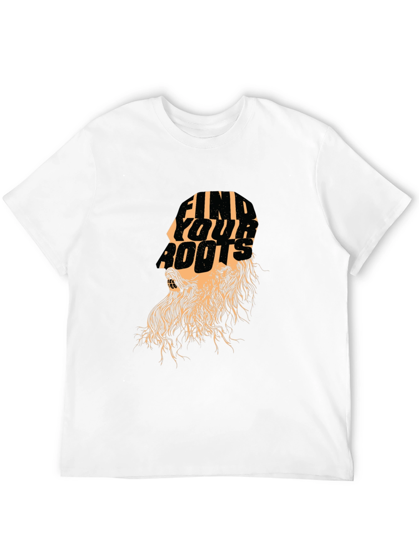Find Your Roots Graphic Black T-Shirt