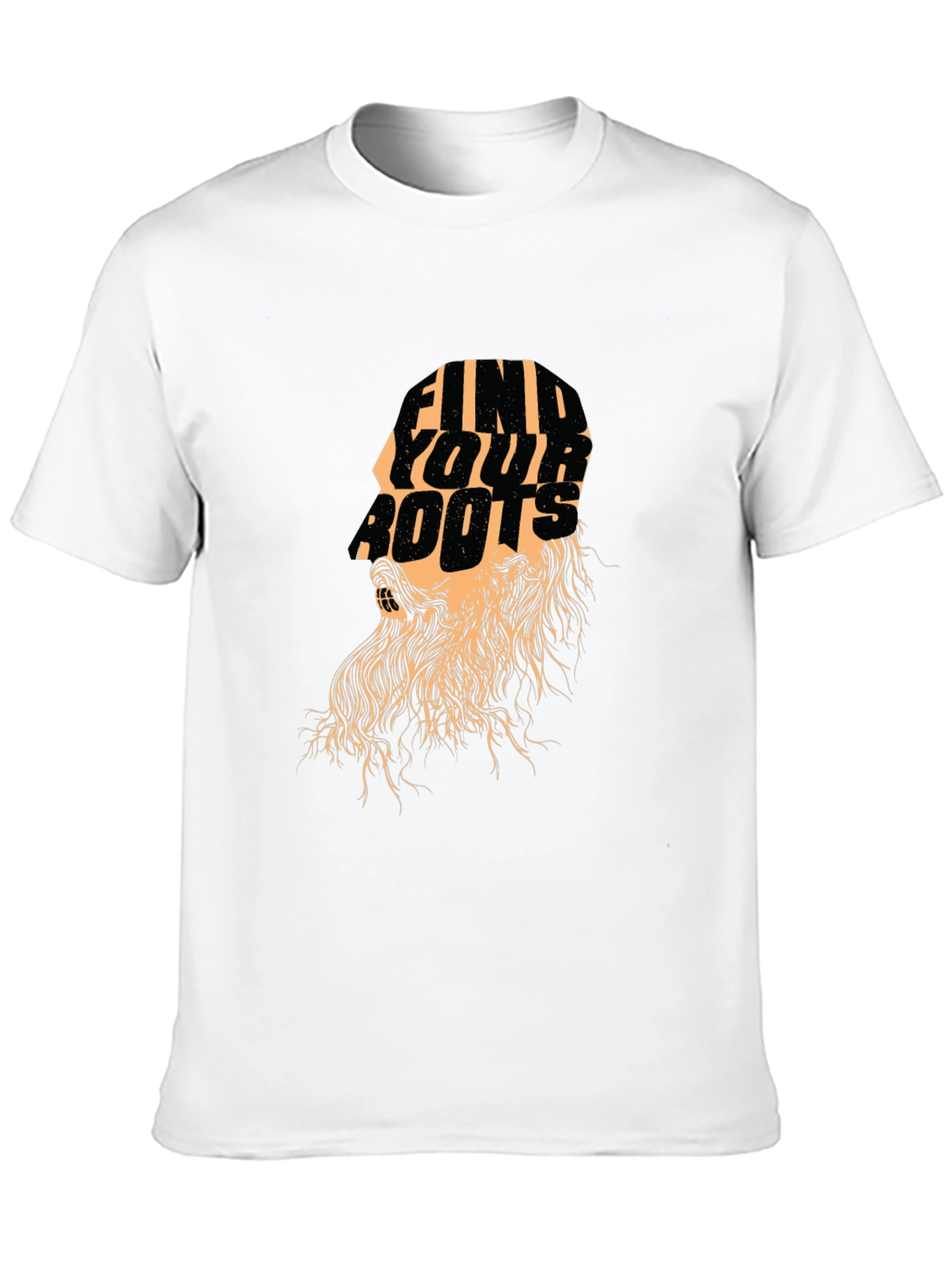 Find Your Roots Graphic Black T-Shirt