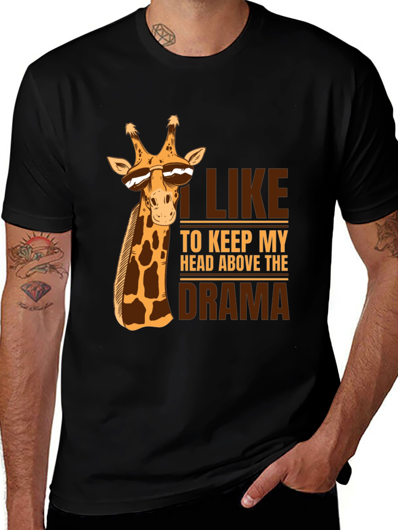 Giraffe Drama T-Shirt