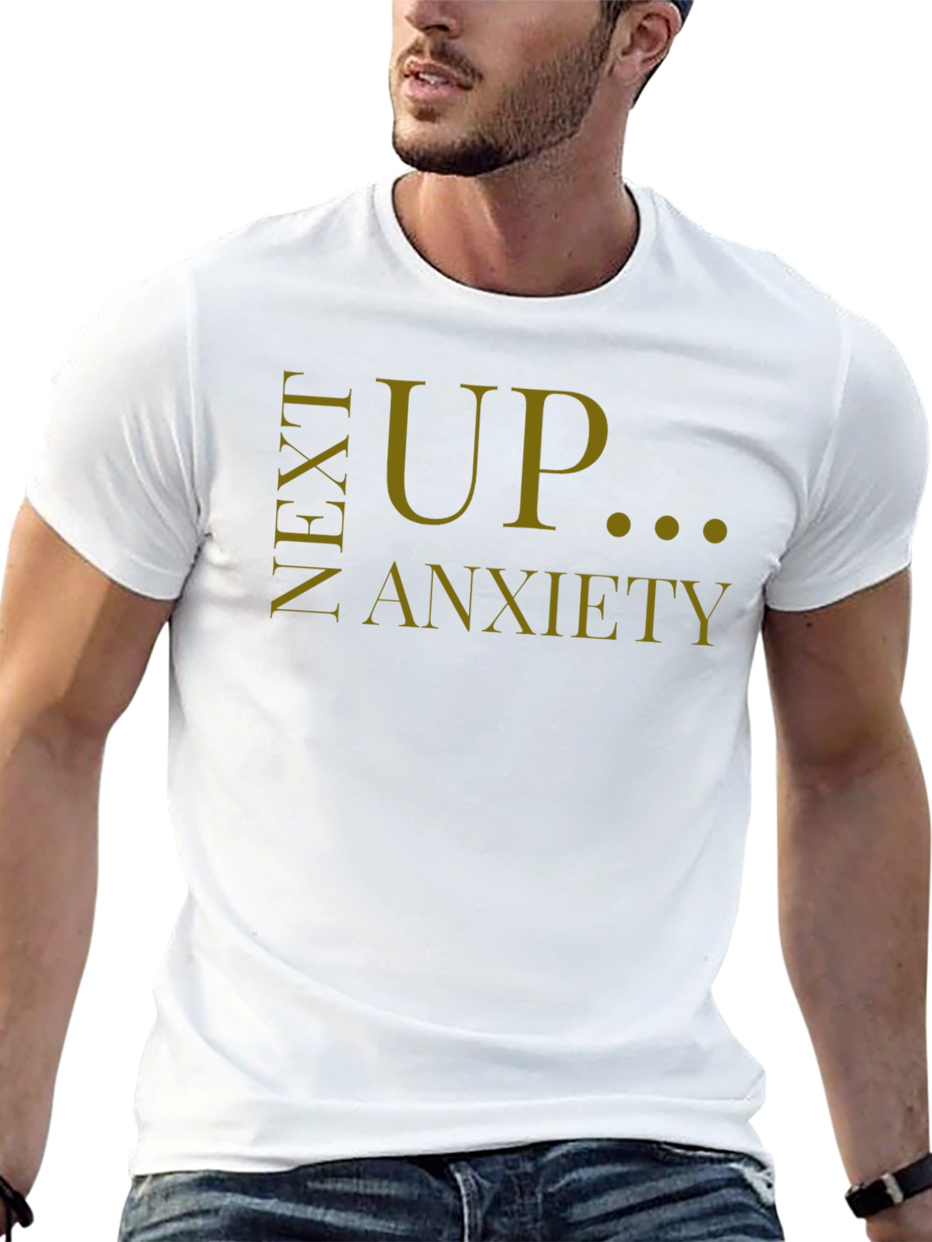 Next Up Anxiety T-Shirt - Black