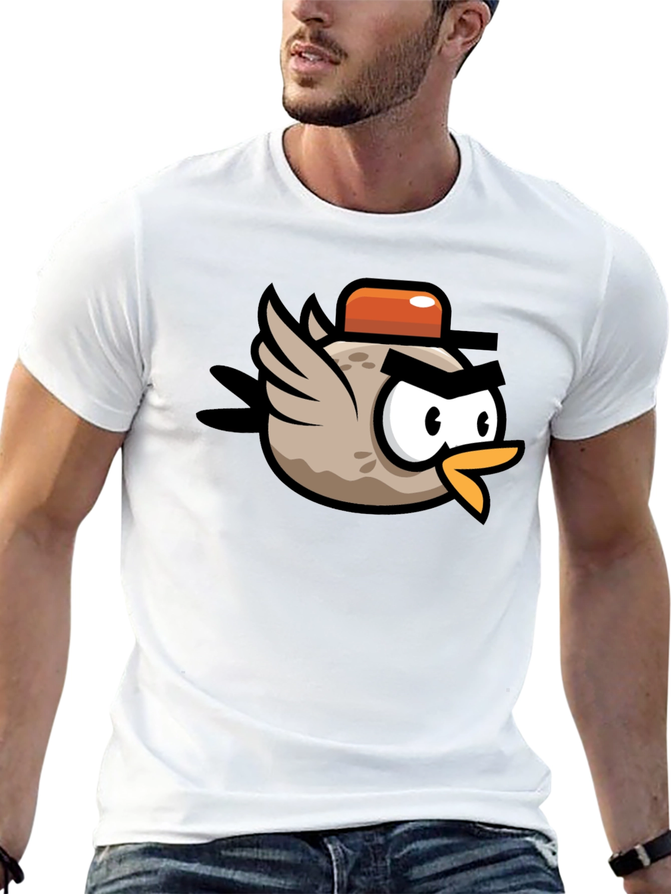 Funny Bird Cartoon T-Shirt