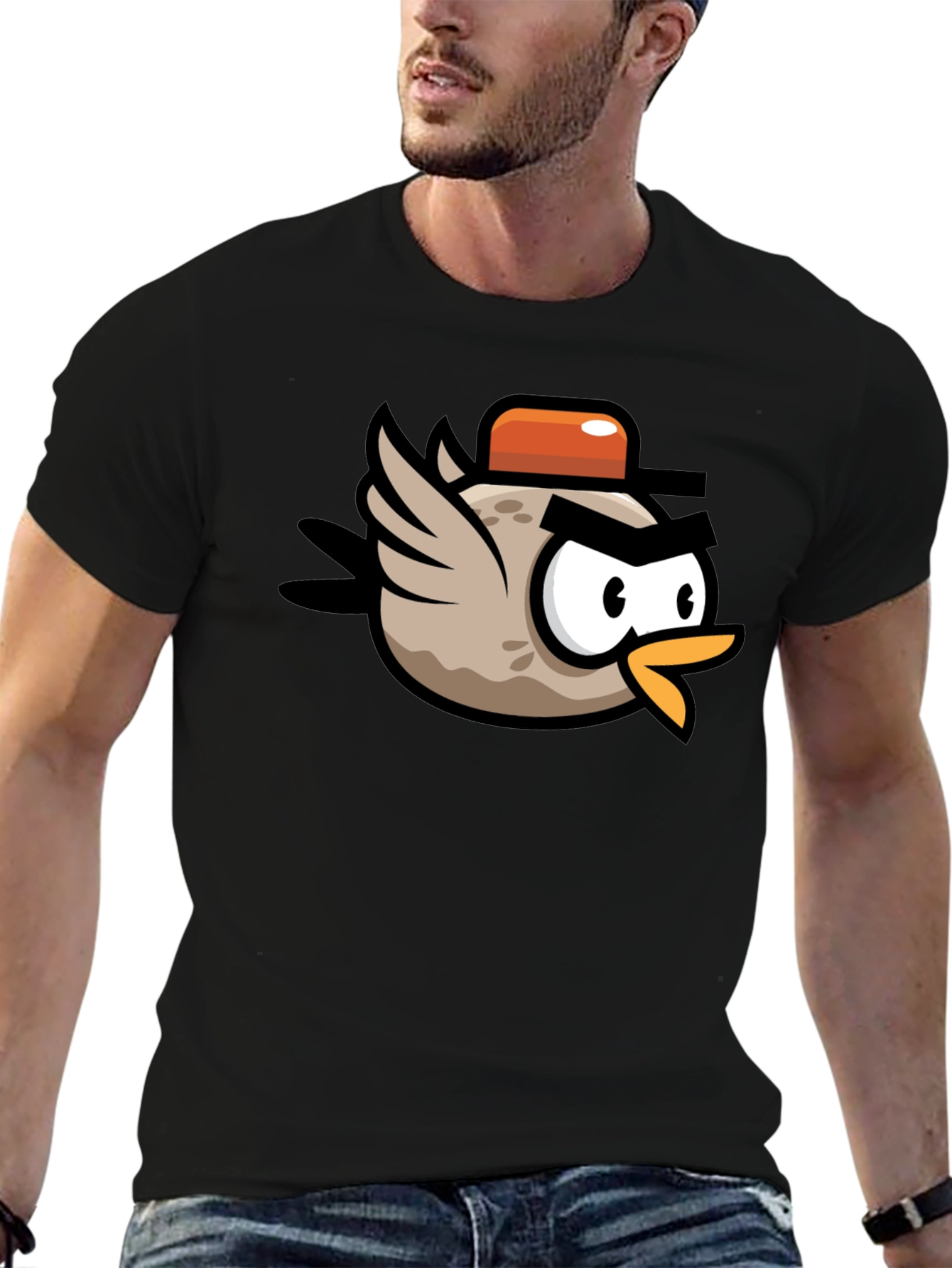 Funny Bird Cartoon T-Shirt