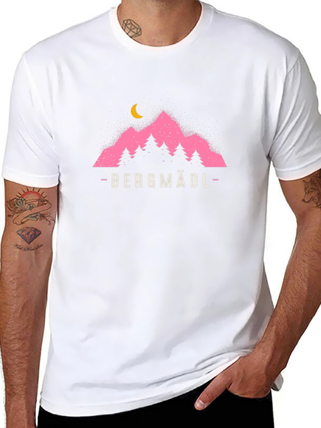 Bergmadl Mountain Graphic T-Shirt