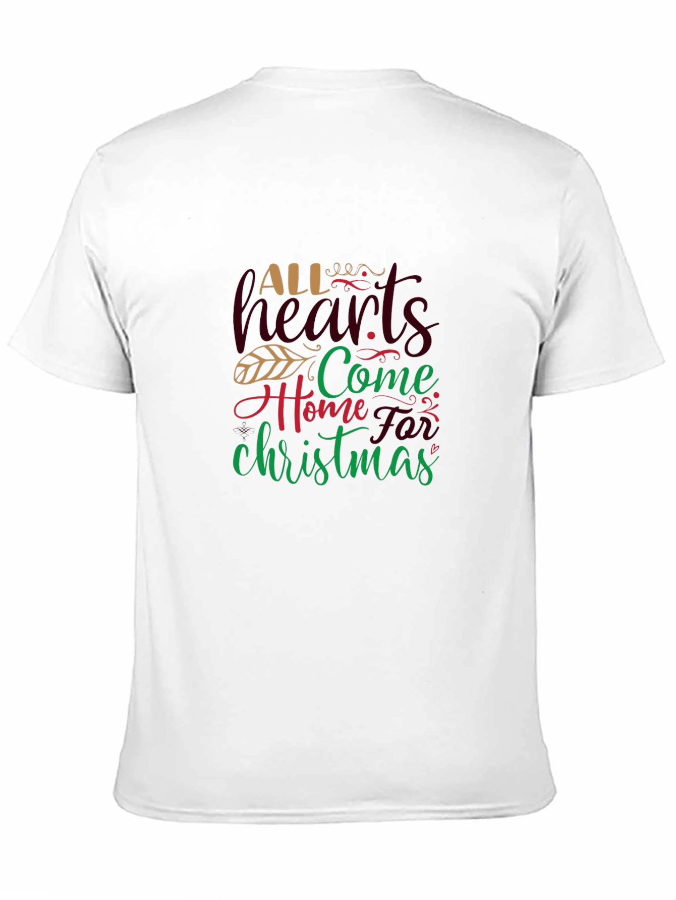 Christmas Graphic Tee - All Hearts Come Home