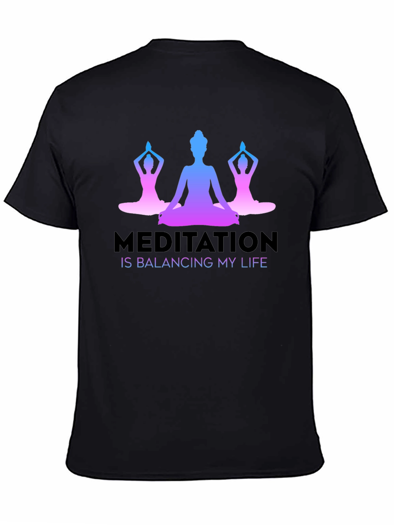 Meditation Balancing Life Graphic T-Shirt
