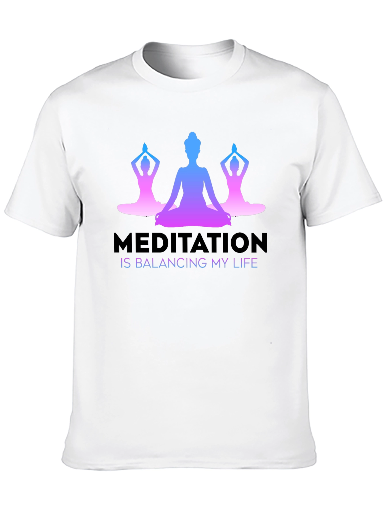Meditation Balancing Life Graphic T-Shirt