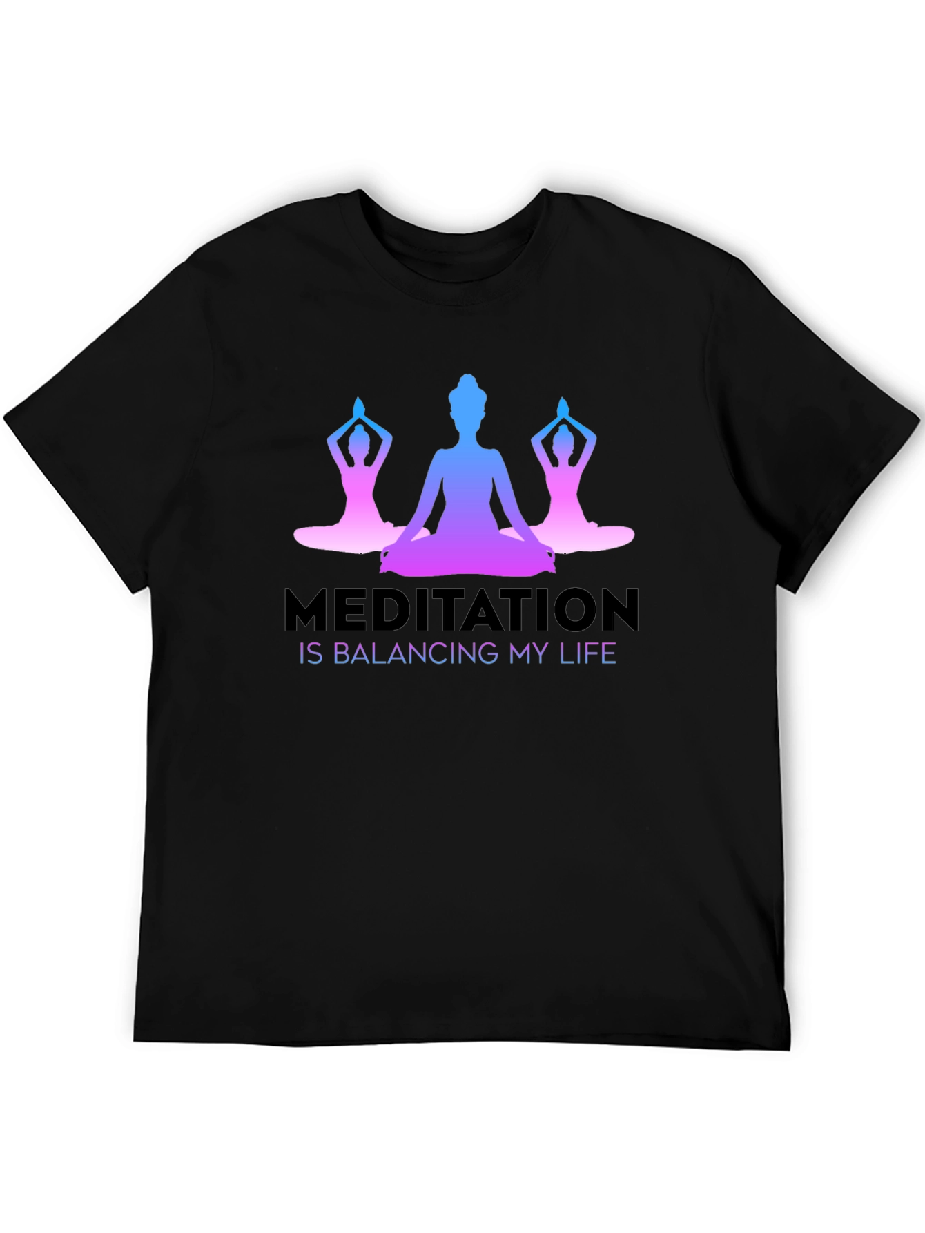 Meditation Balancing Life Graphic T-Shirt