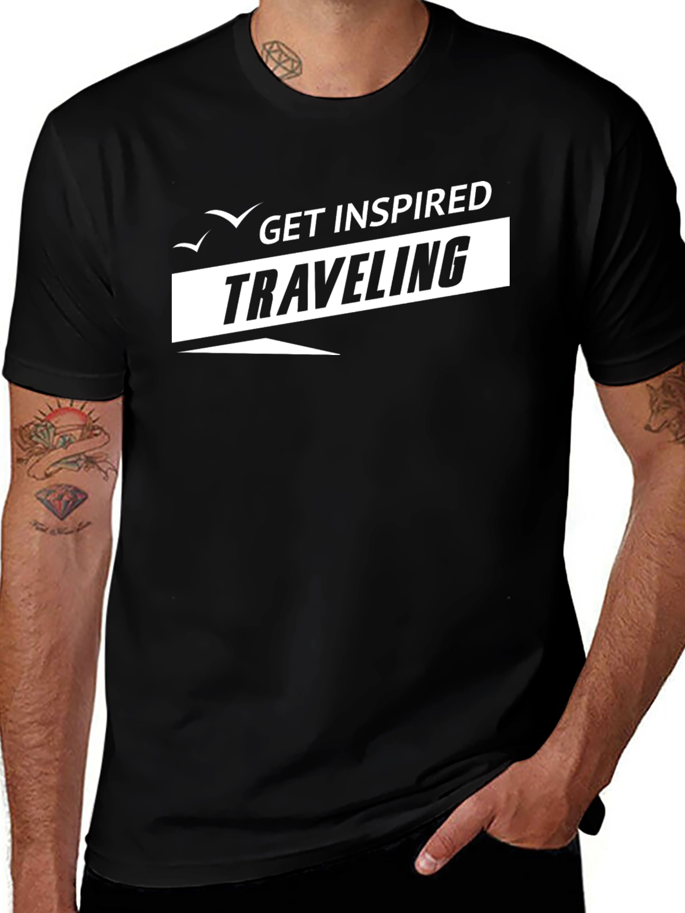 Get Inspired Traveling Graphic T-Shirt