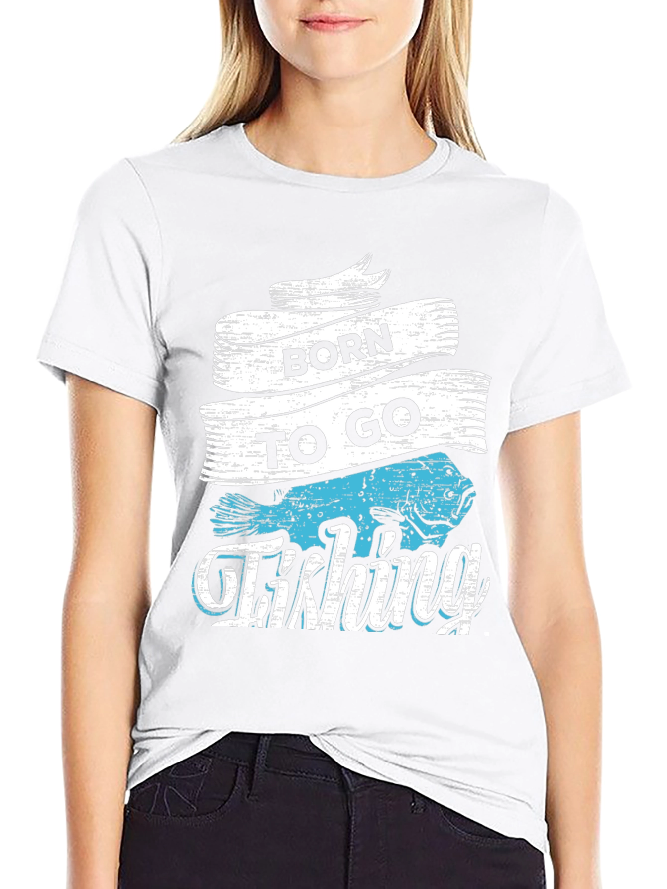 Born to Go Fishing Graphic T-Shirt
