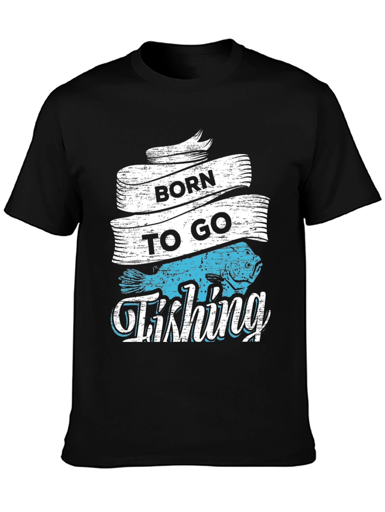 Born to Go Fishing Graphic T-Shirt