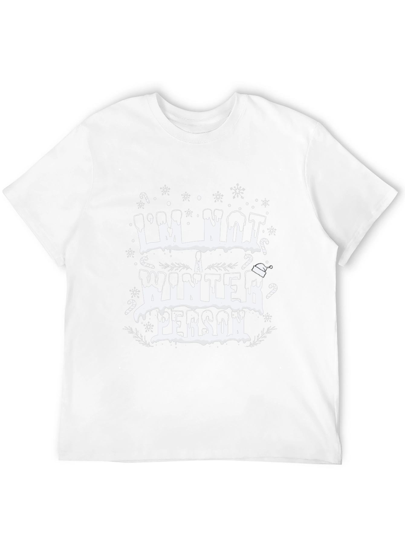Im Not a Winter Person Black Graphic Tee